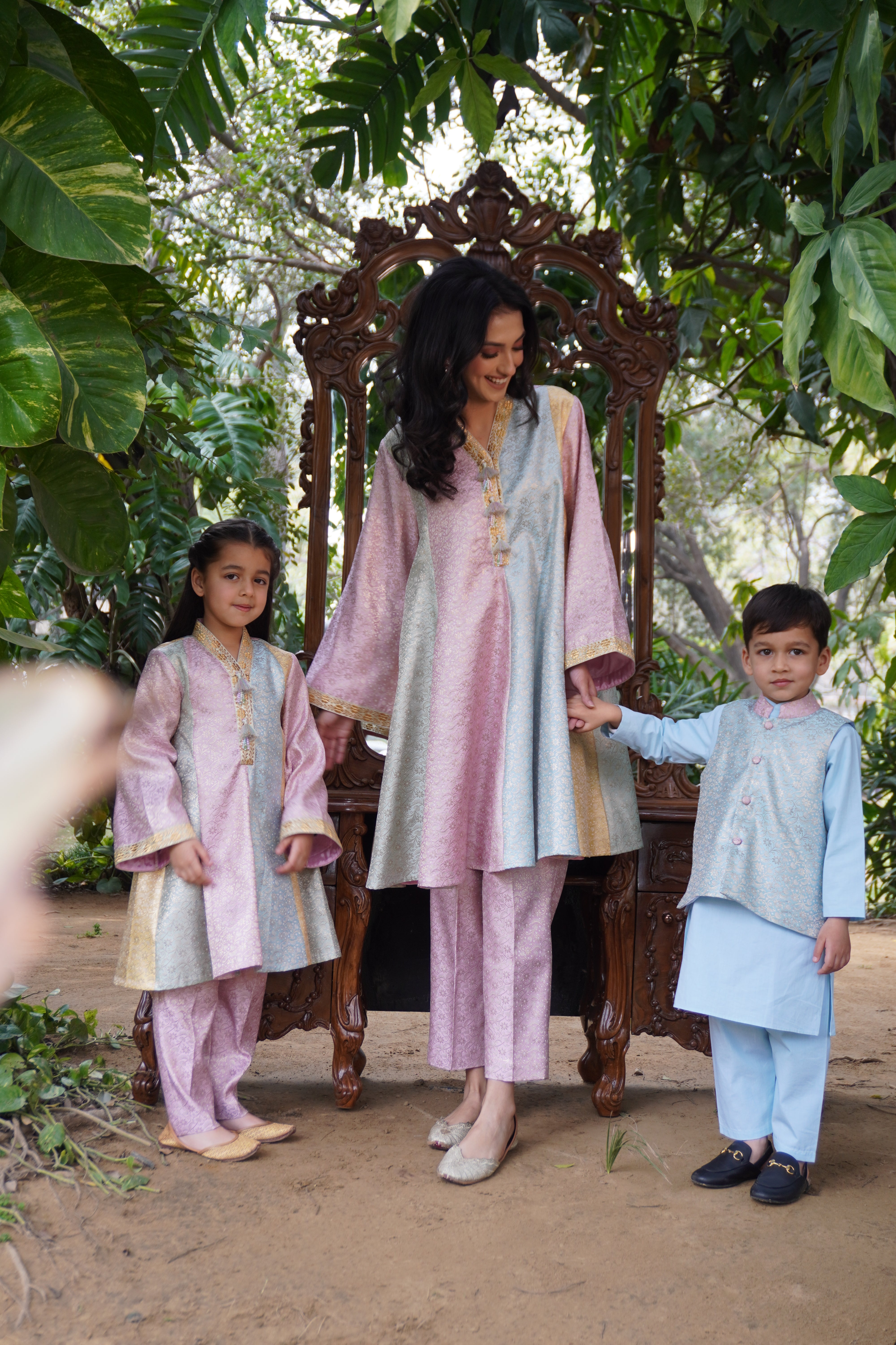 Ishq Sa Kurta Set- Girls