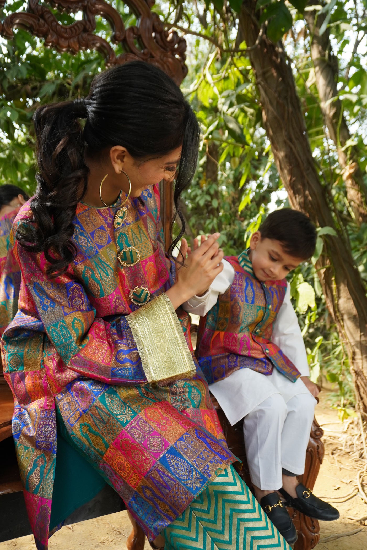 Dil Bahaar Kurta set- Girls