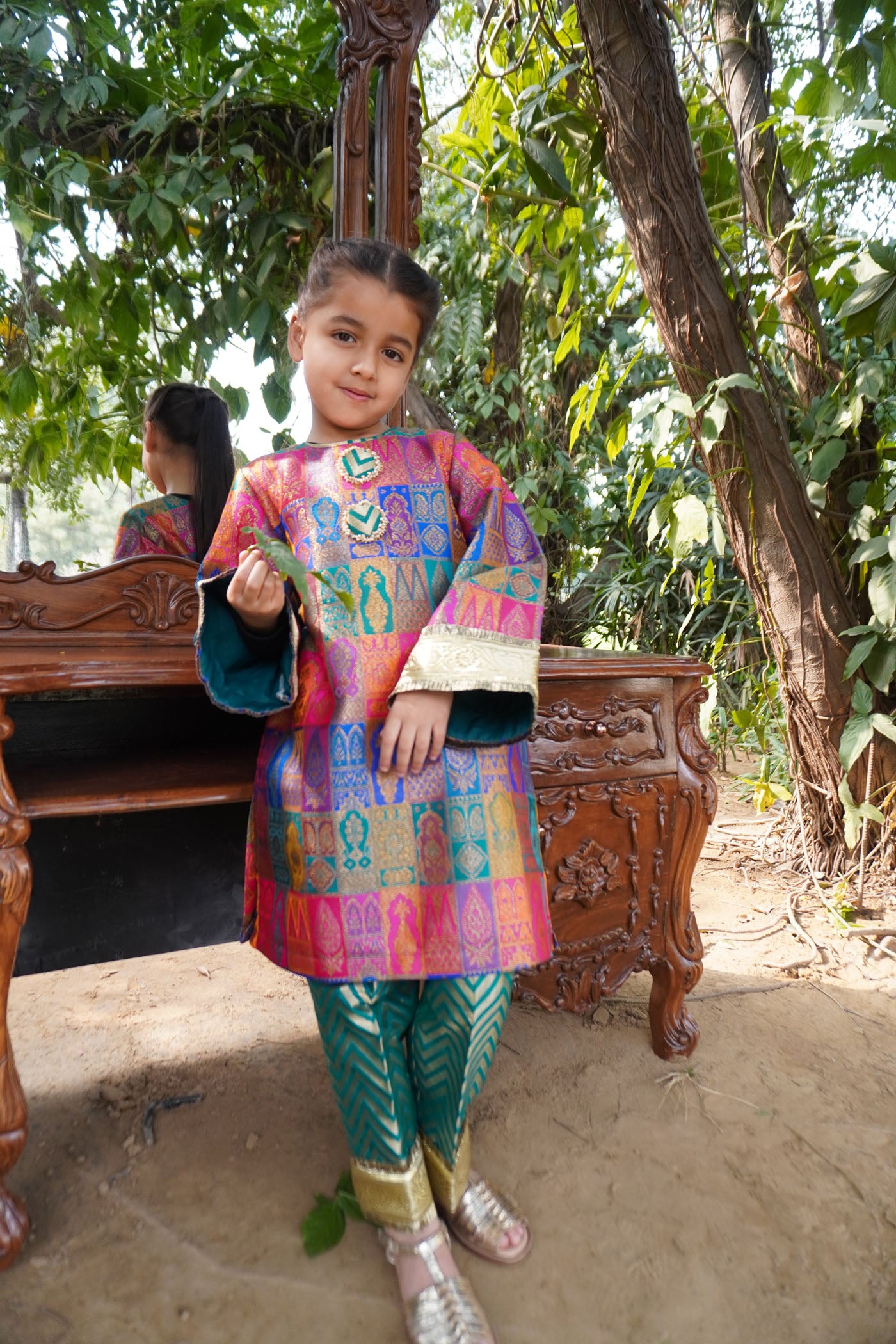 Dil Bahaar Kurta set- Girls