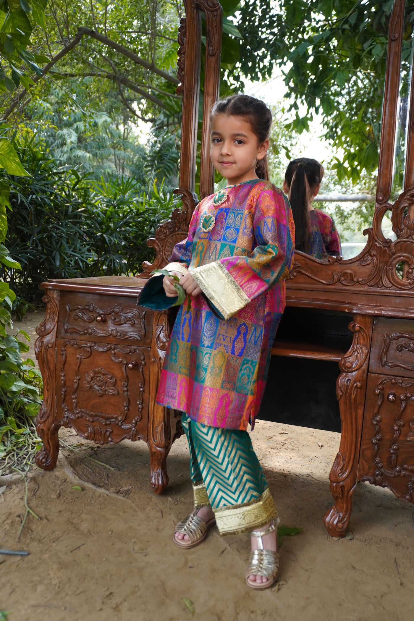 Dil Bahaar Kurta set- Girls