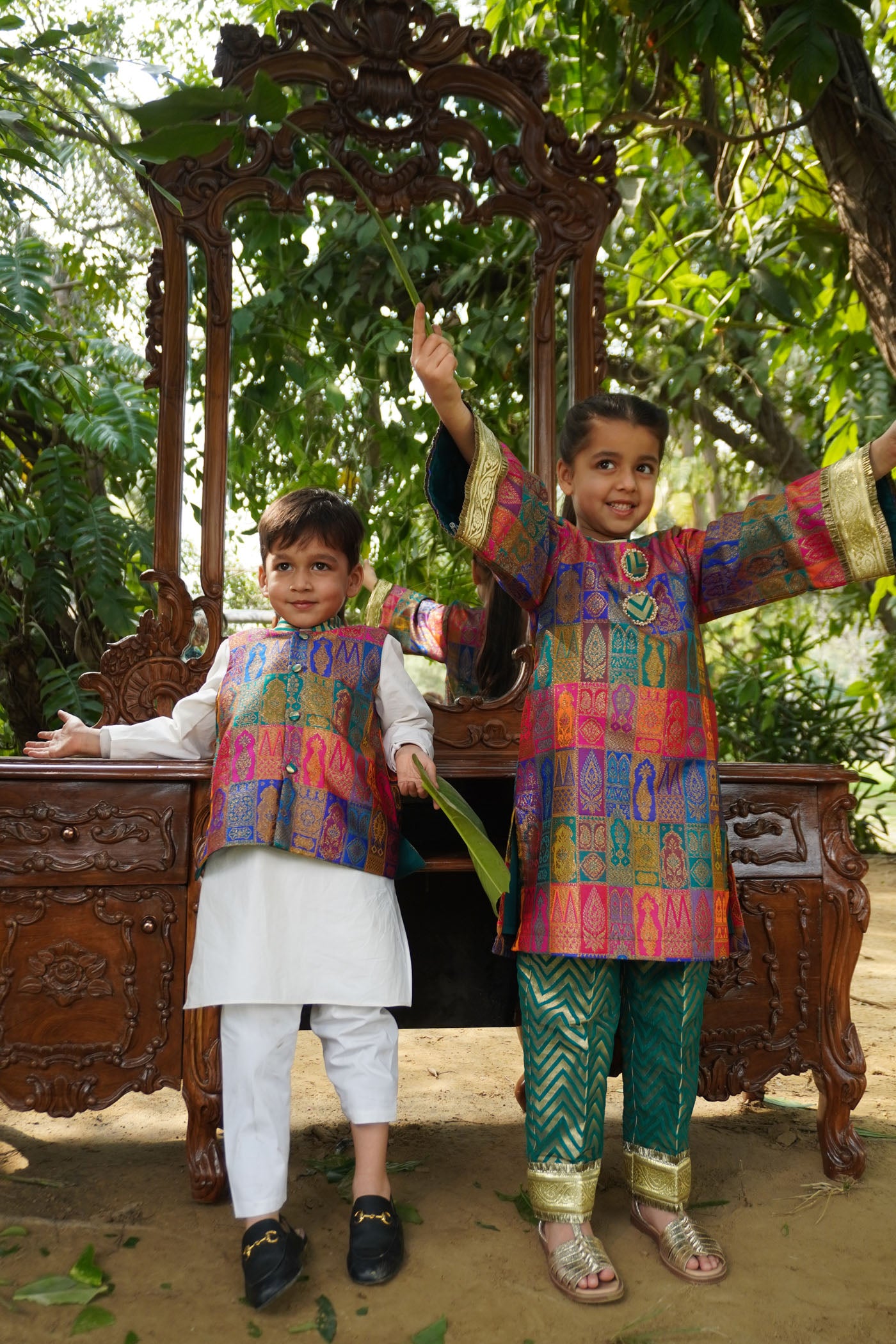Dil Bahaar Kurta set- Girls