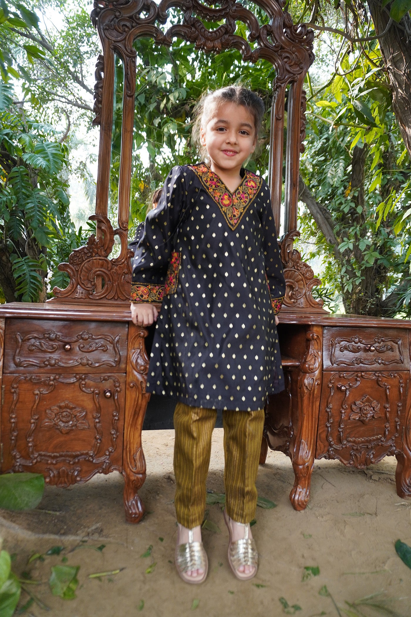 Moh Kurta Set- Girls