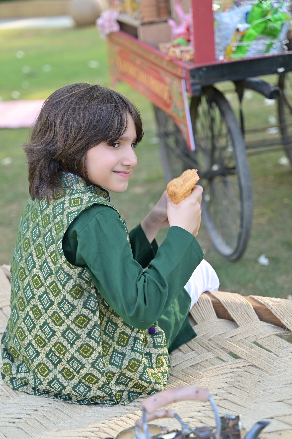 Paan ki Gali Kurta Set for Boy