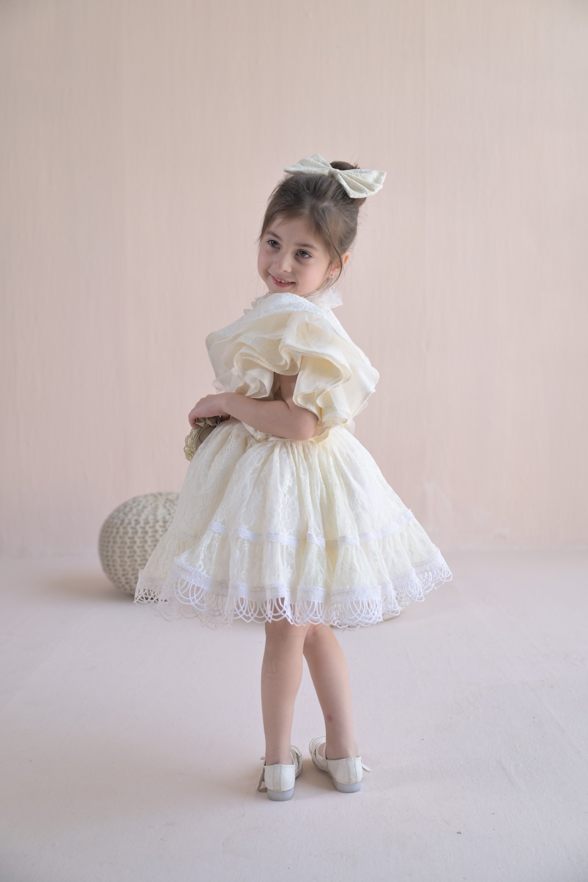 Lacey missy dress-ivory