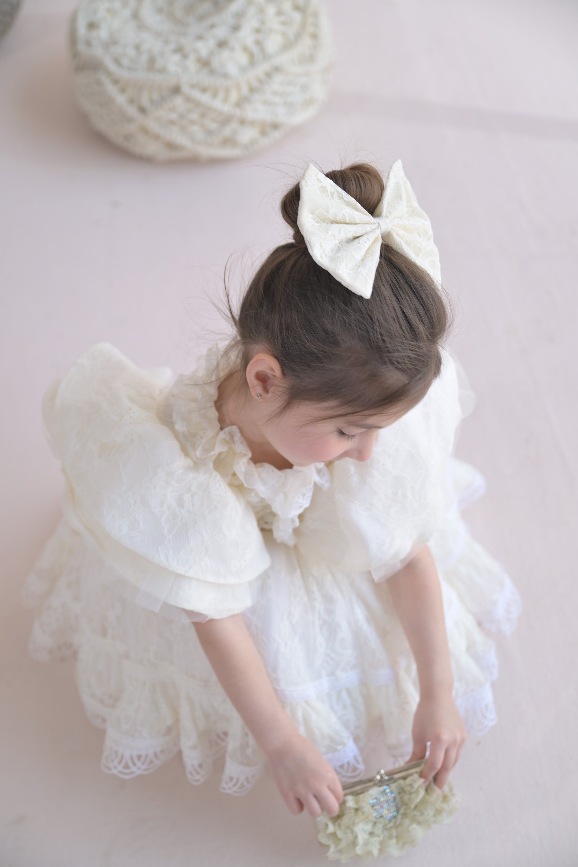 Lacey missy dress-ivory