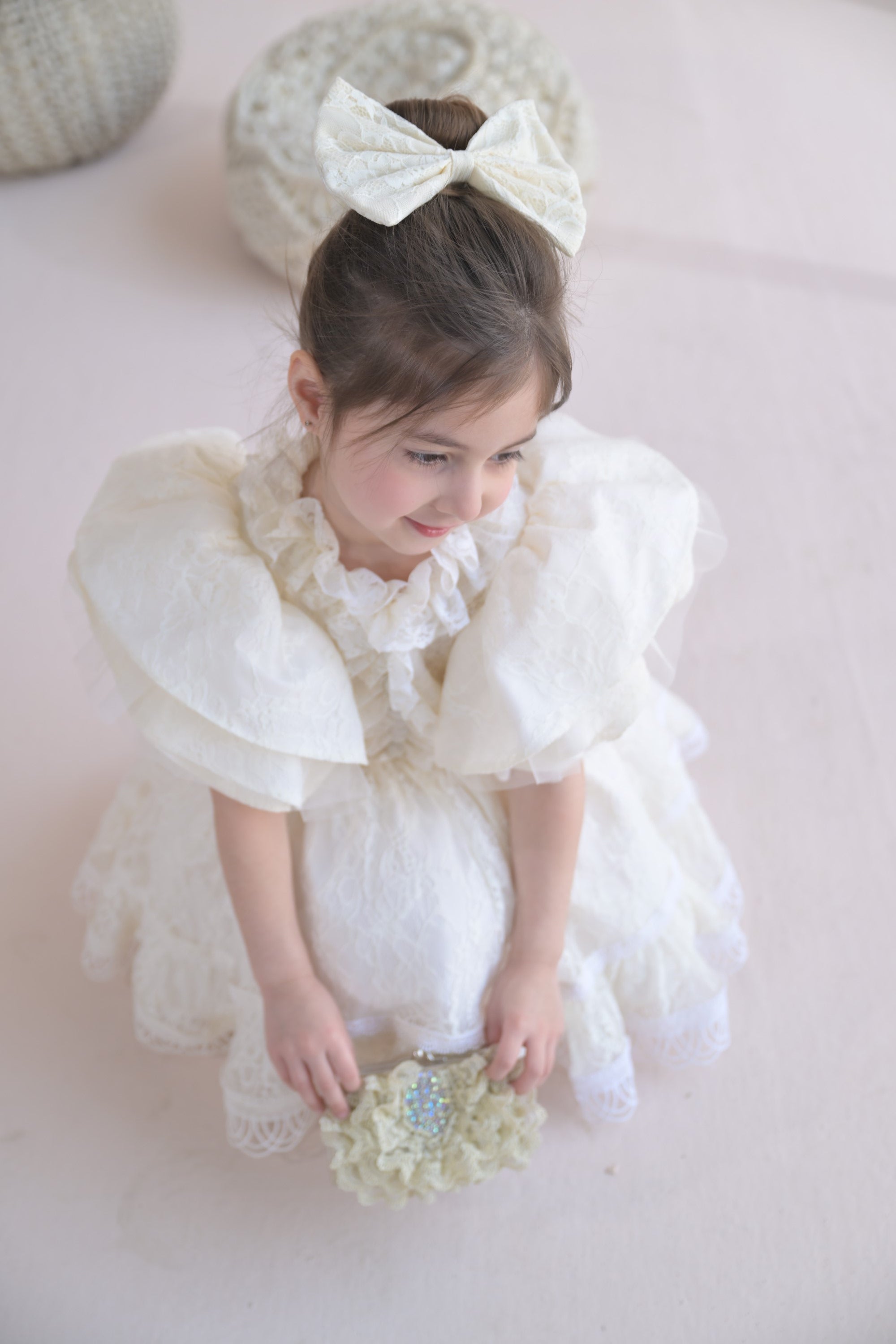 Lacey missy dress-ivory