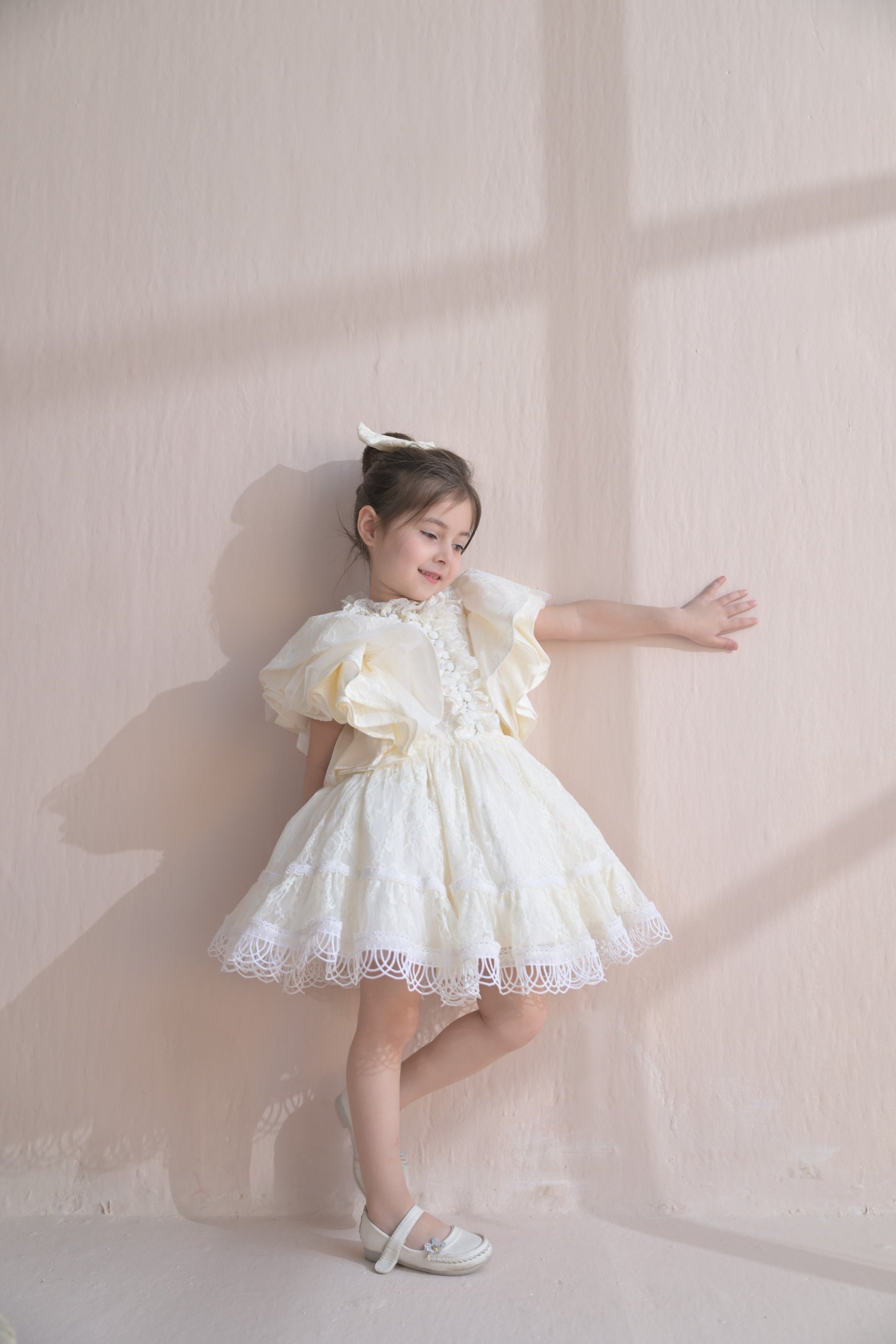 Lacey missy dress-ivory