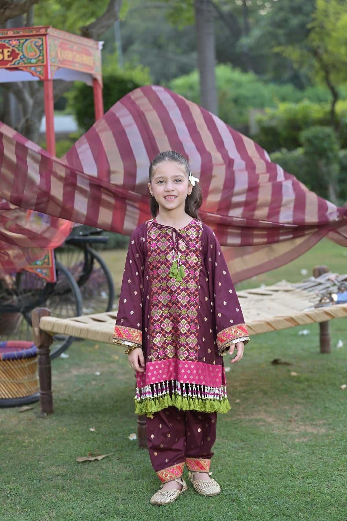 Ghat ki Shaam Kurta Set for Girl