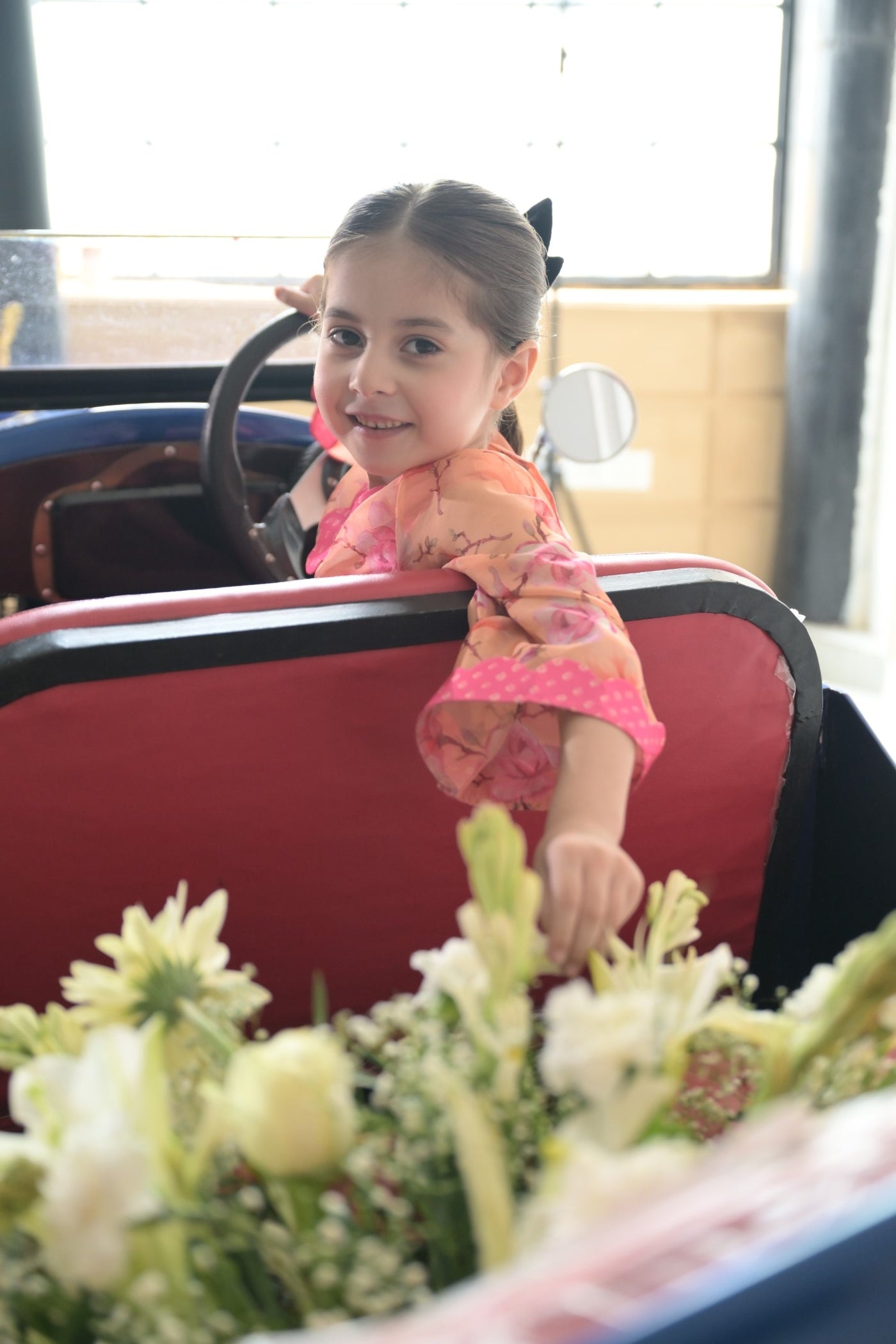 Peachy Pink Organza-Girls