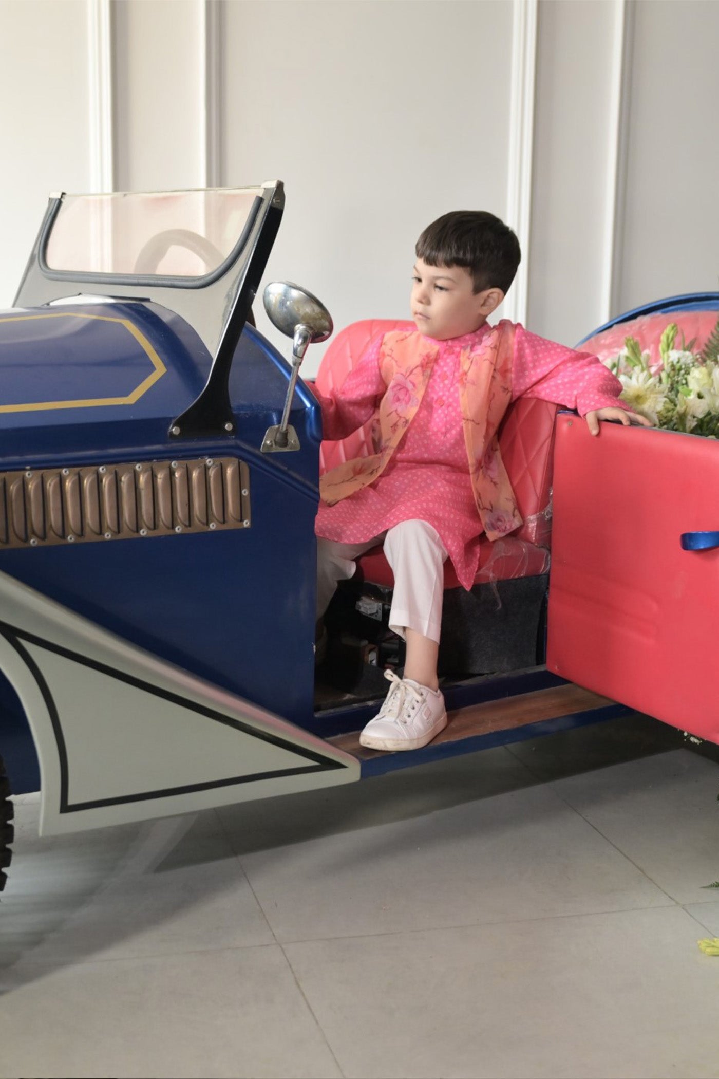 Peachy Pink Organza- Boys