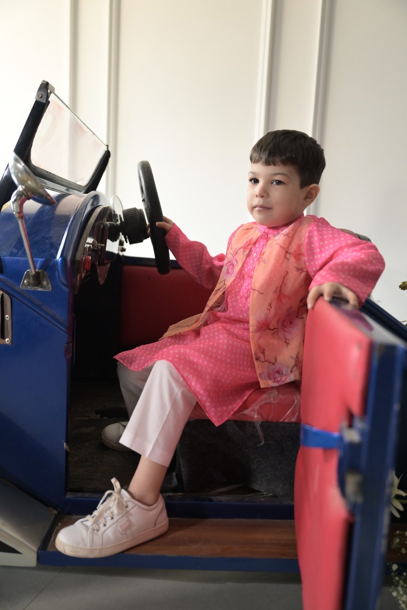 Peachy Pink Organza- Boys