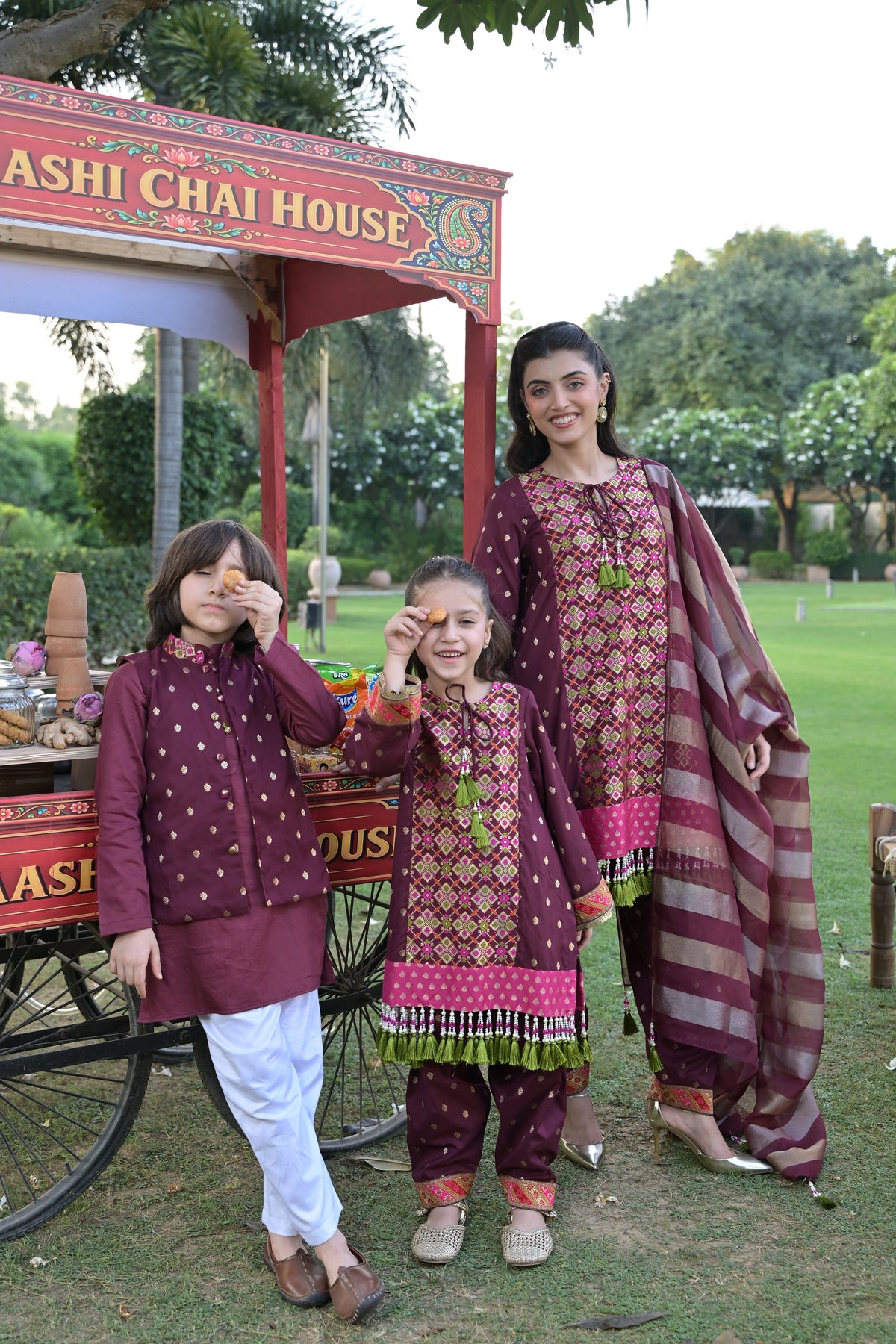 Ghat ki Shaam Kurta Set for Girl