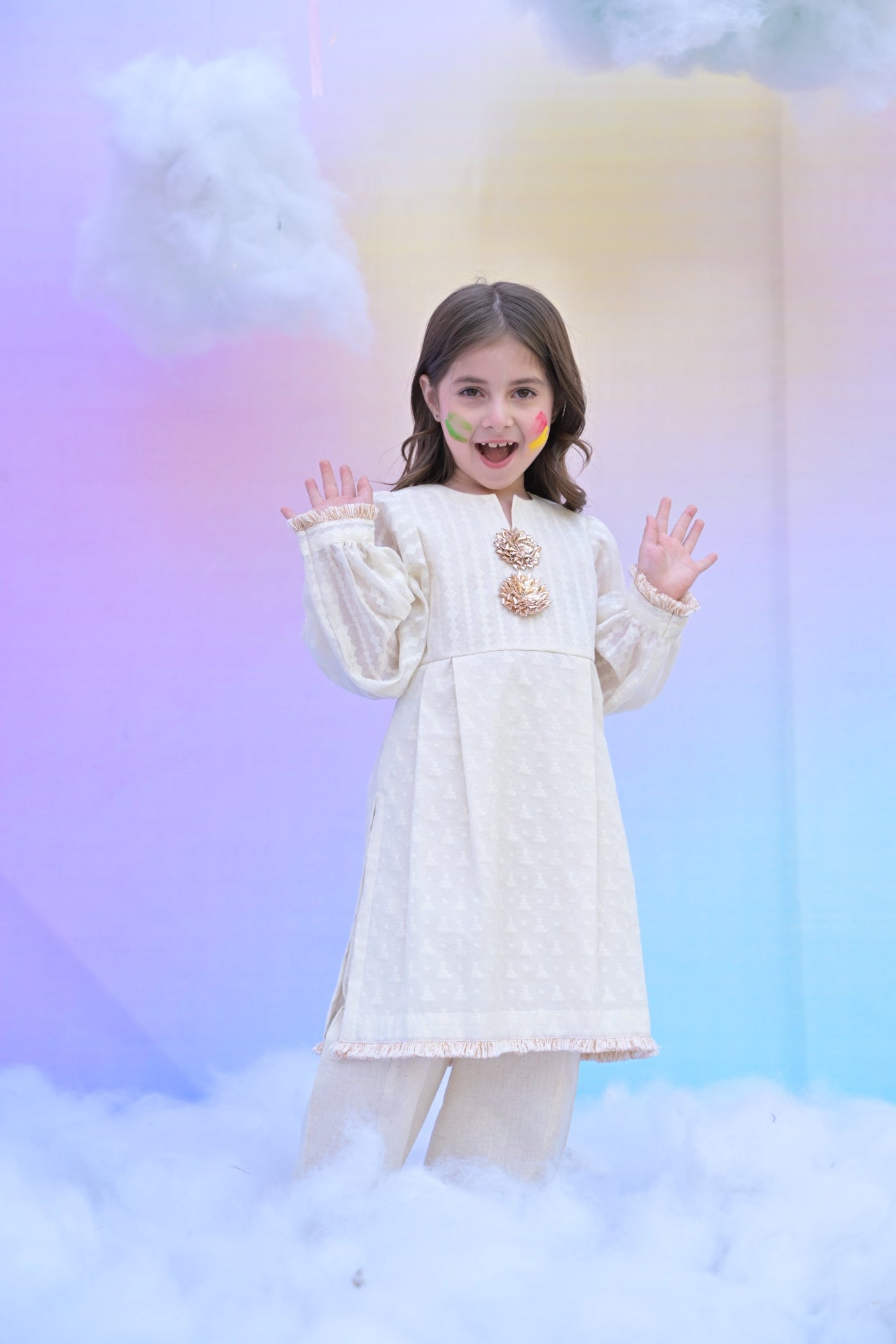 Gota Masti Girl Kurta Set