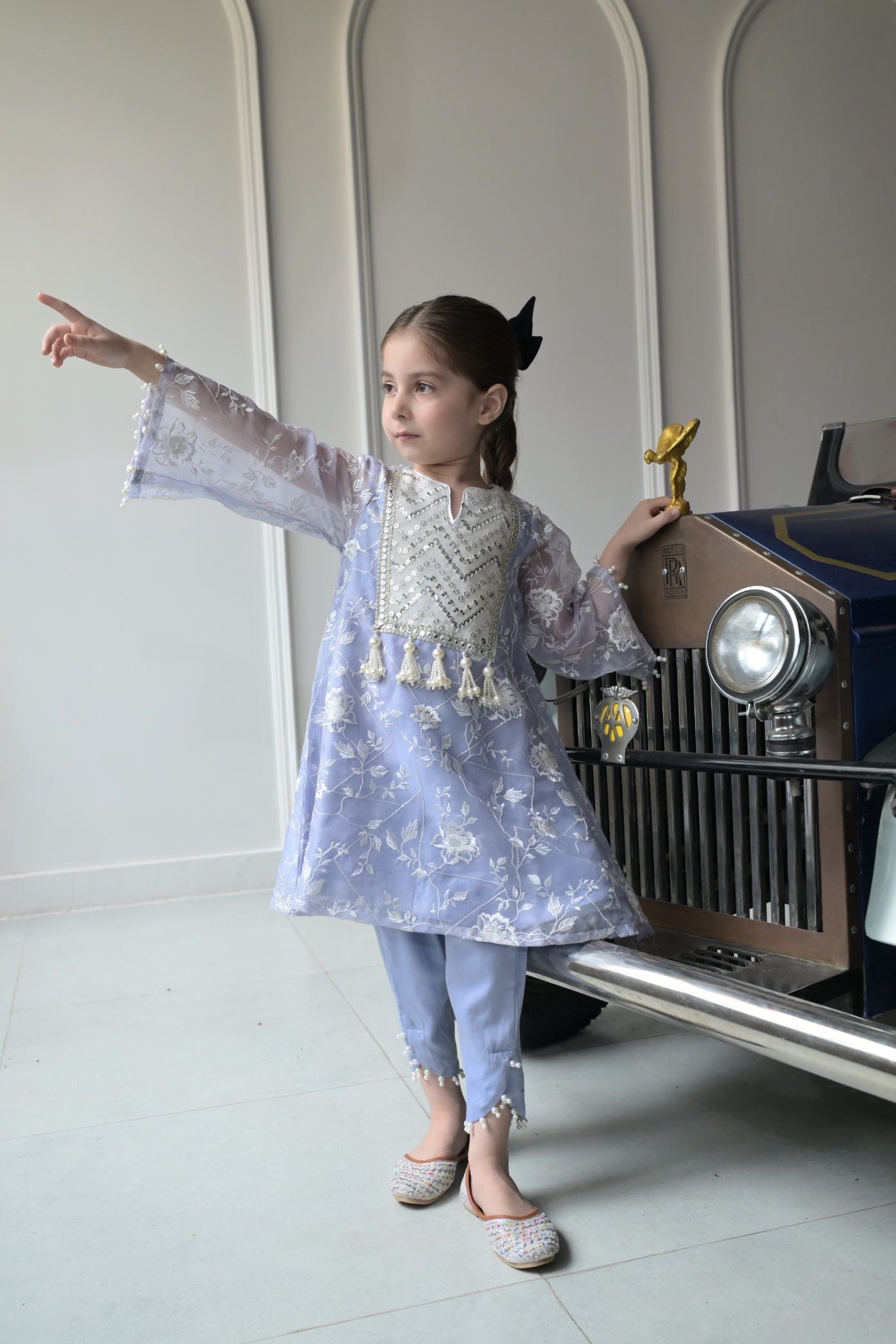 Periwinkle Organza- Girls