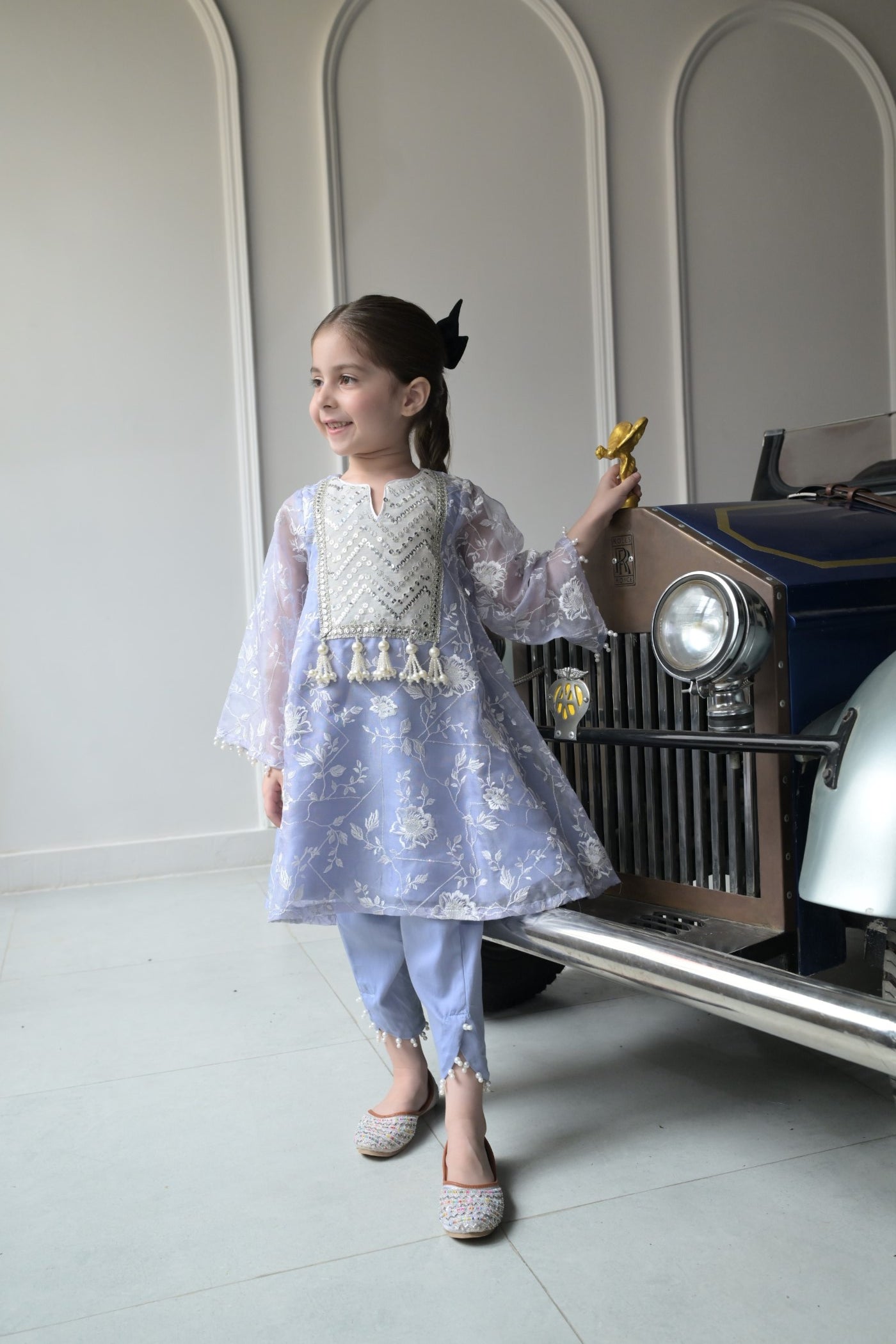 Periwinkle Organza- Girls