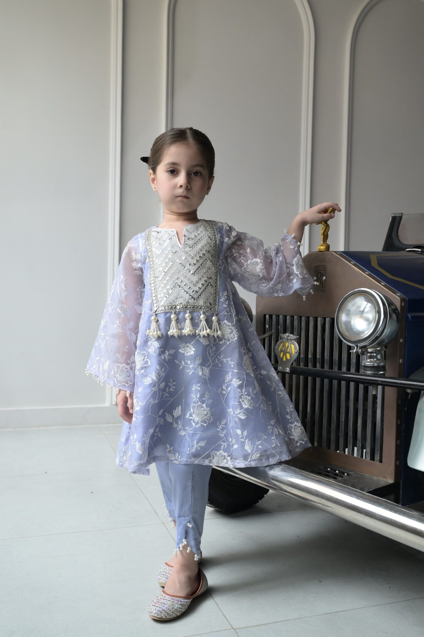 Periwinkle Organza- Girls