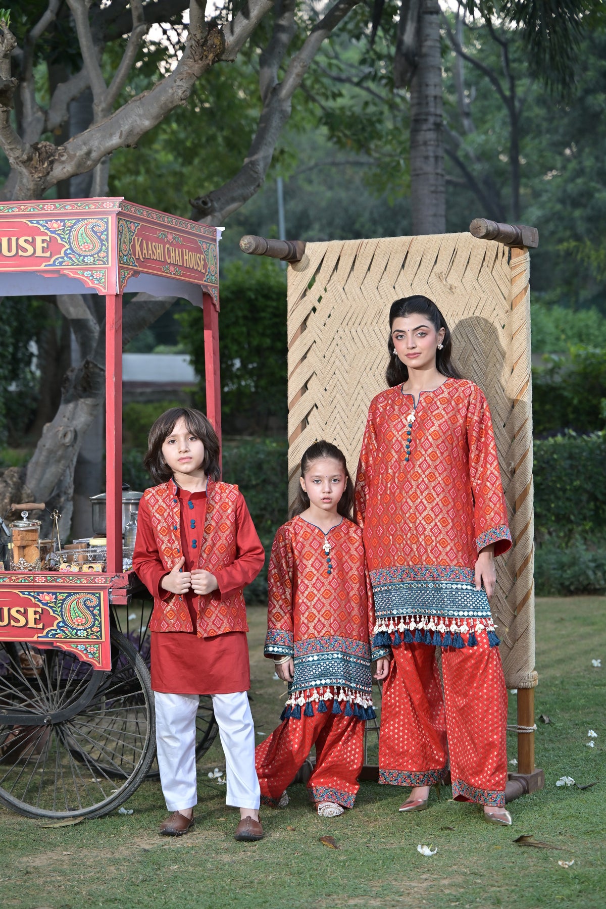 Lal Gulab Kurta Set for Boy