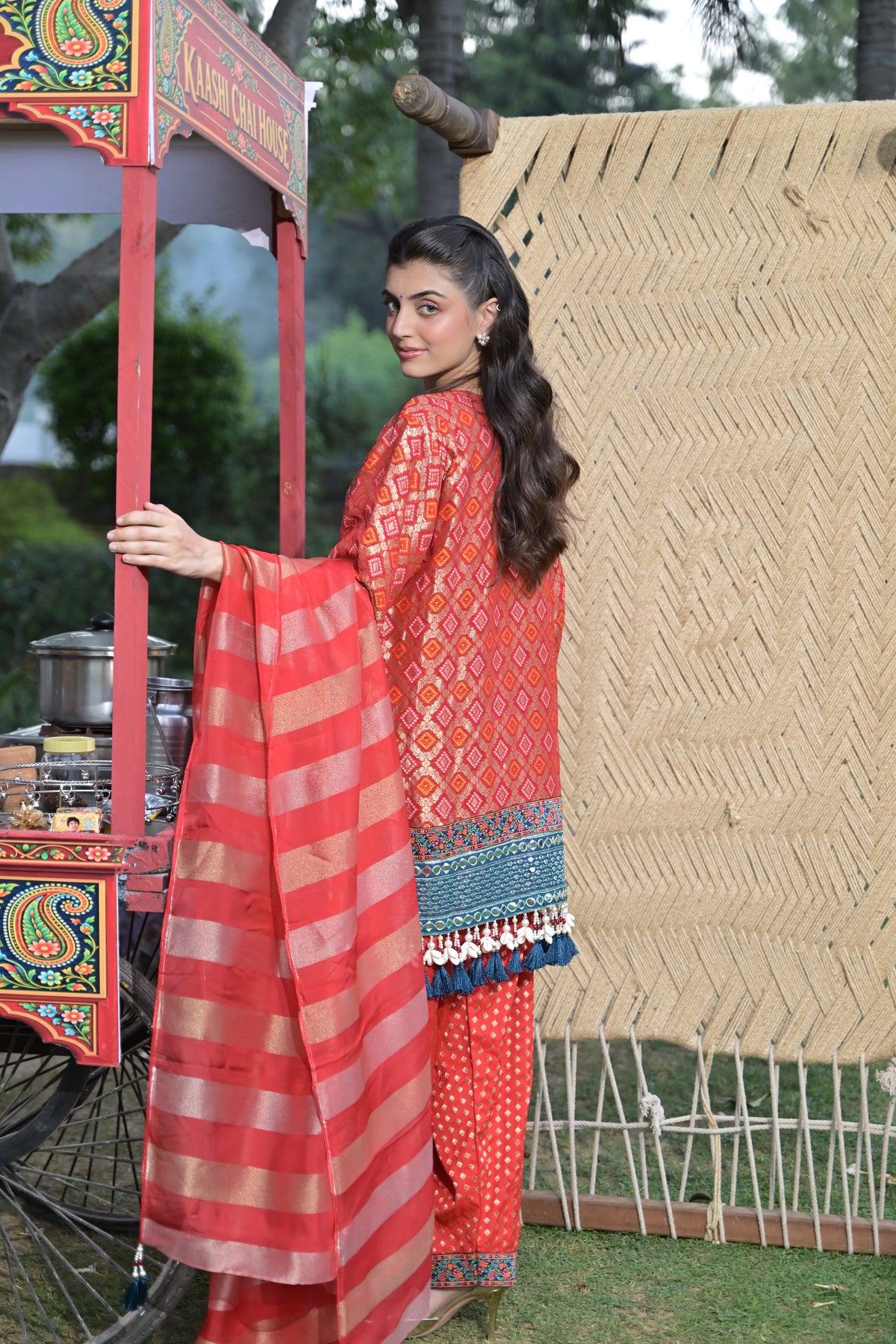 Lal Gulab Kurta Set for Women