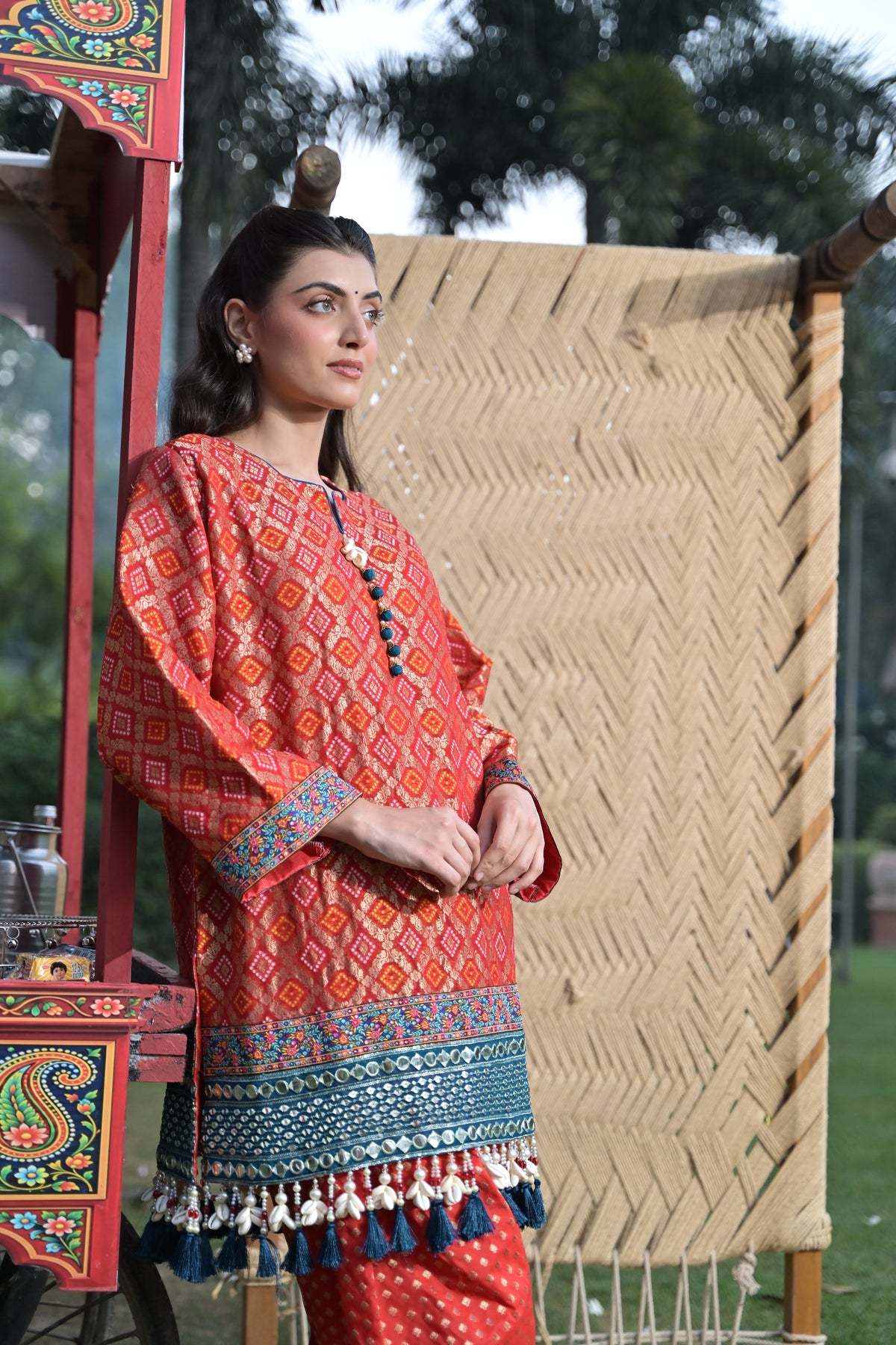 Lal Gulab Kurta Set for Women