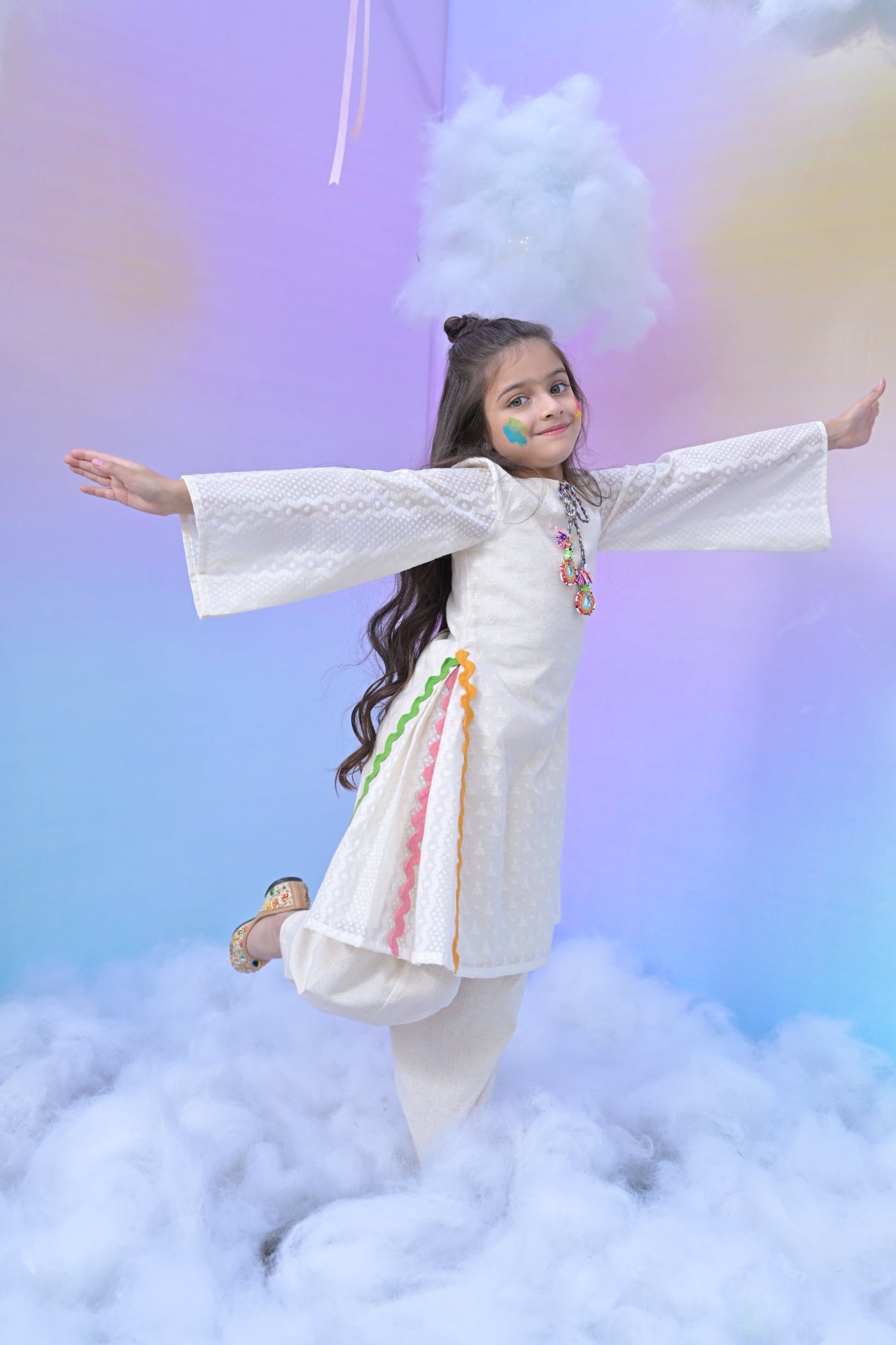 Khushi Ki Lehre Girl Kurta Set