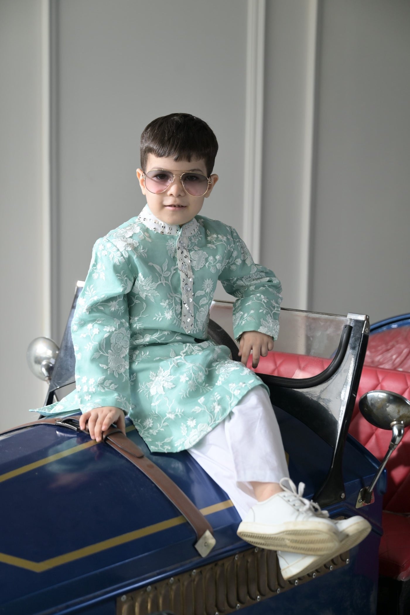 Sea Green Organza- Boys