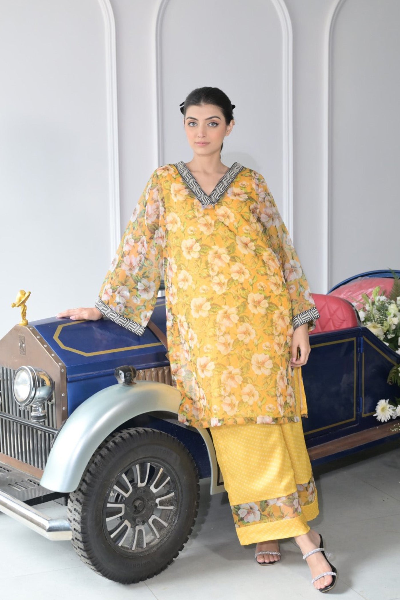 Yellow Organza-Women