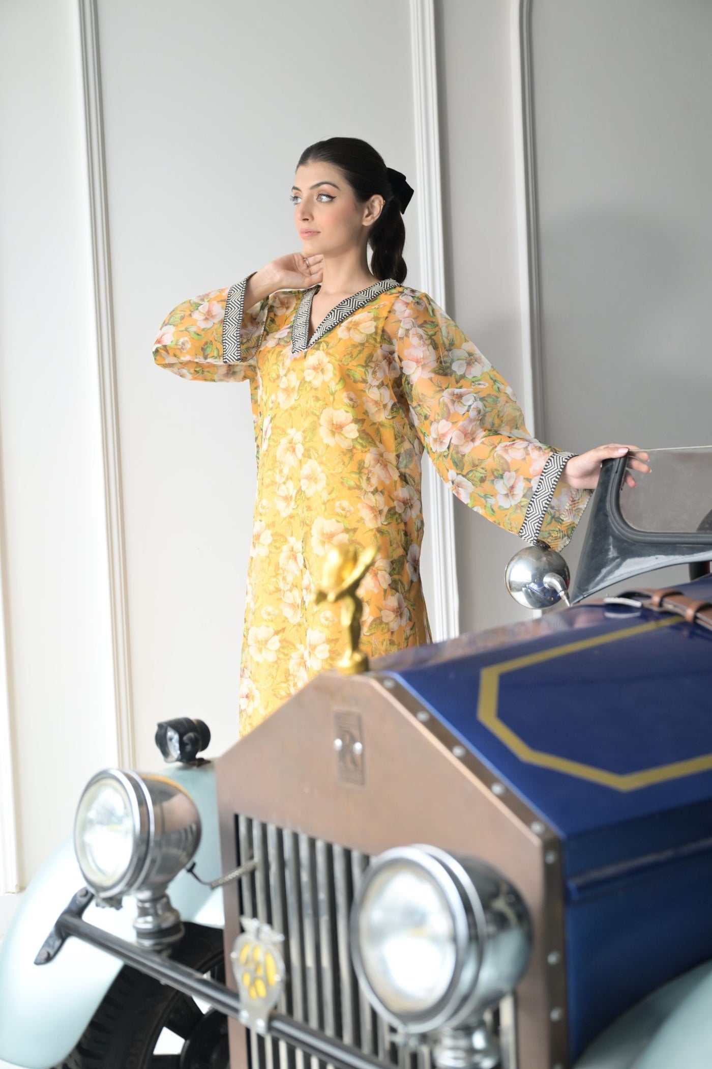 Yellow Organza-Women