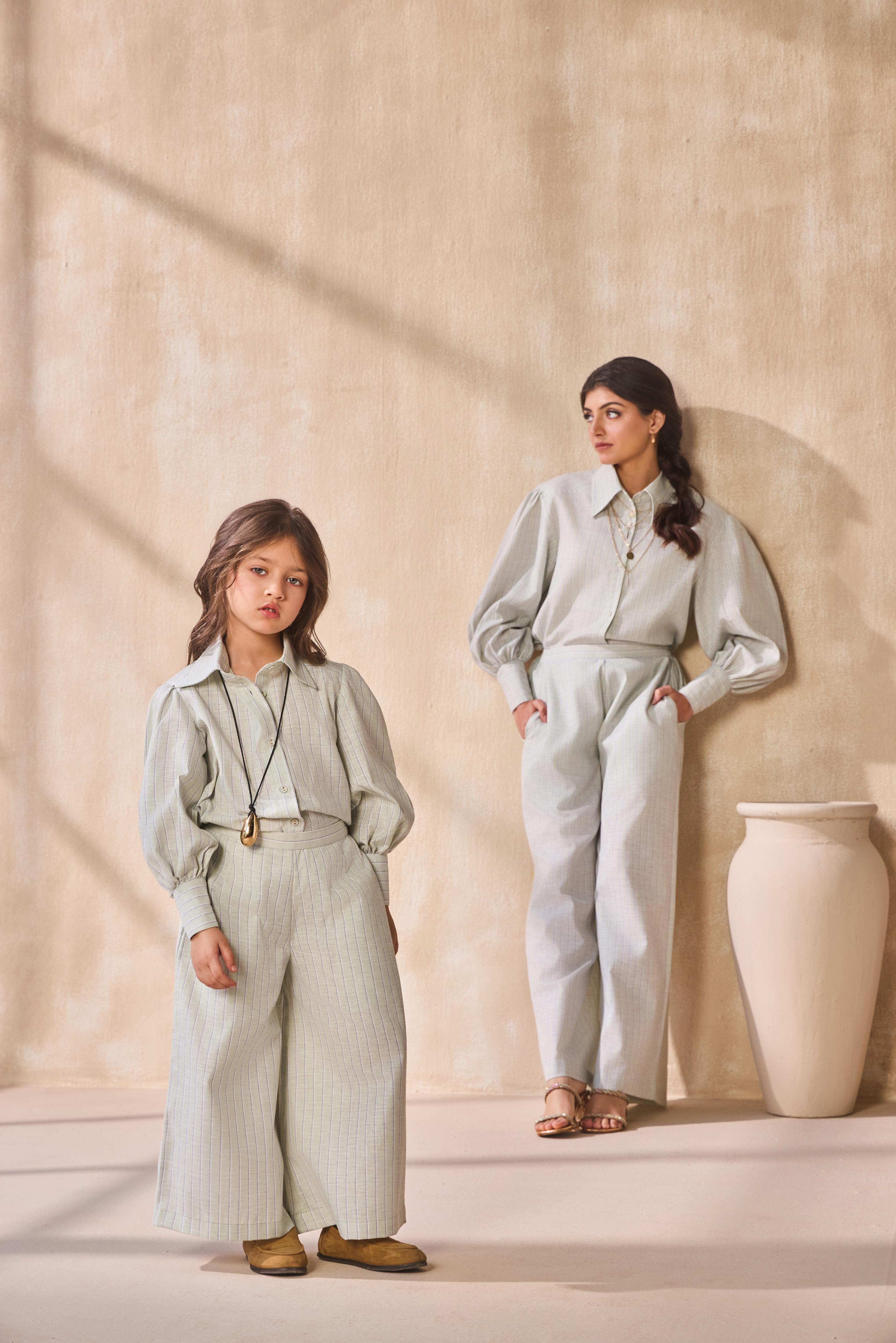Seafoam Horizon Co-ord Set For Girl