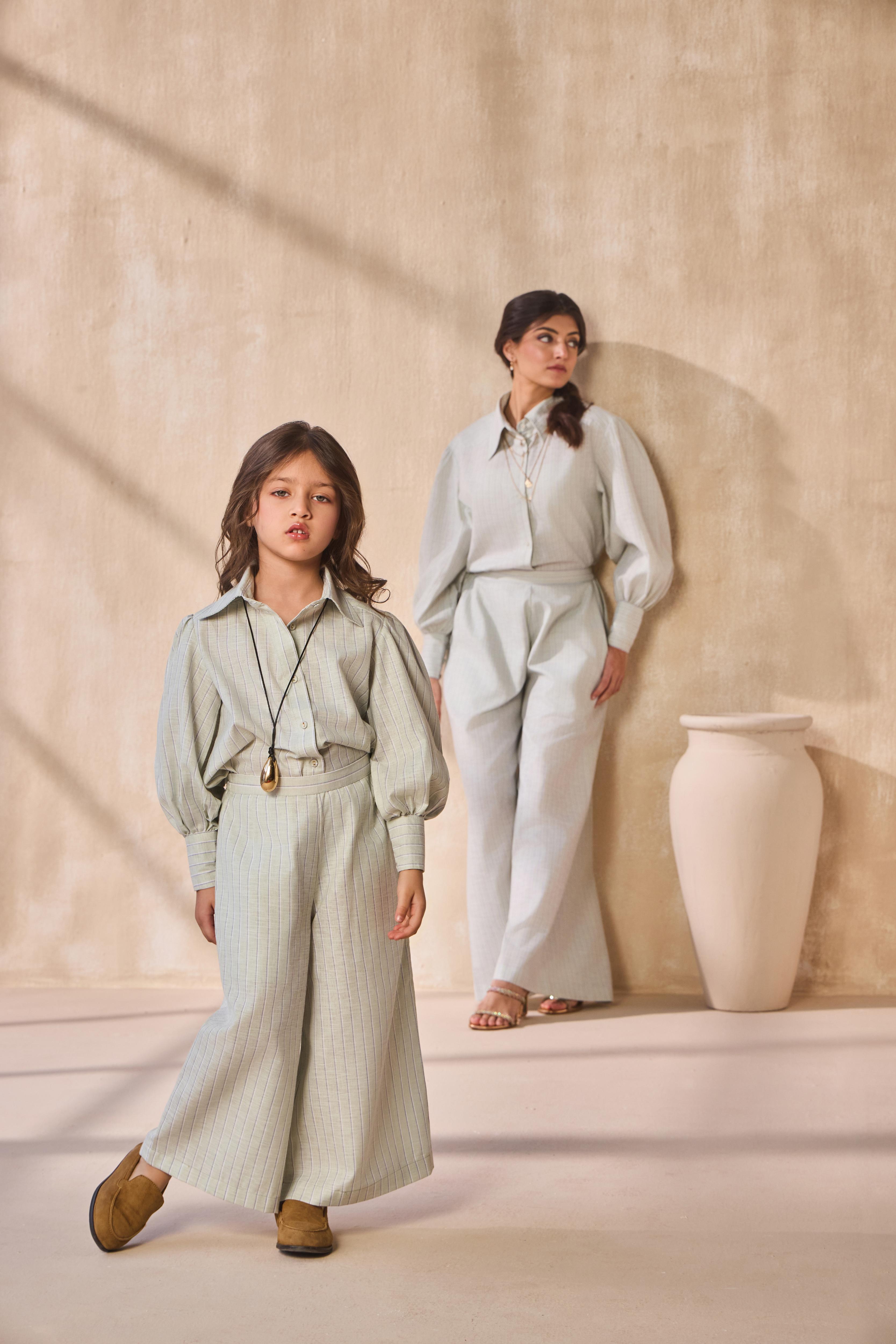 Seafoam Horizon Co-ord Set For Girl