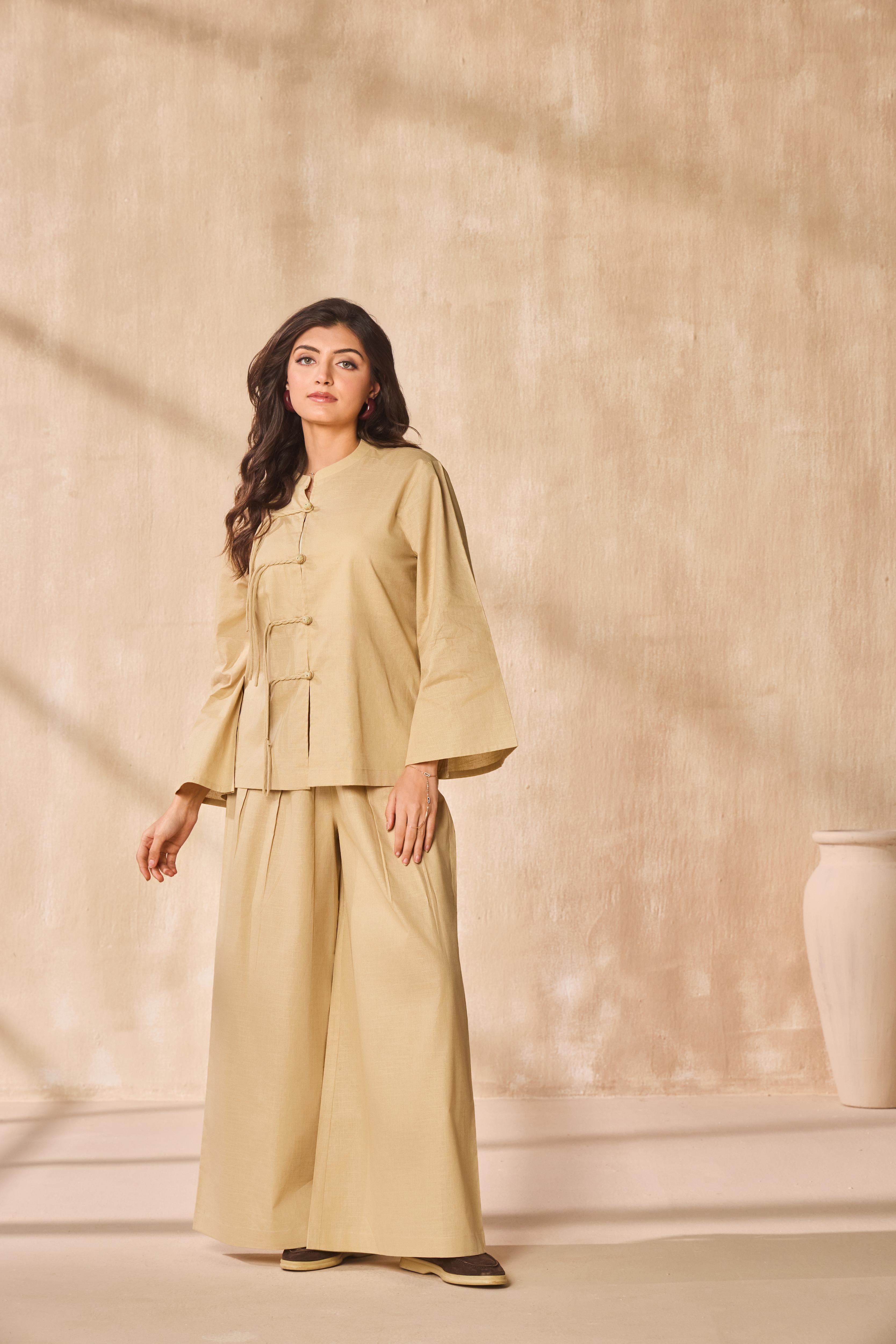 Tuscan Beige Co-ord Set For Women