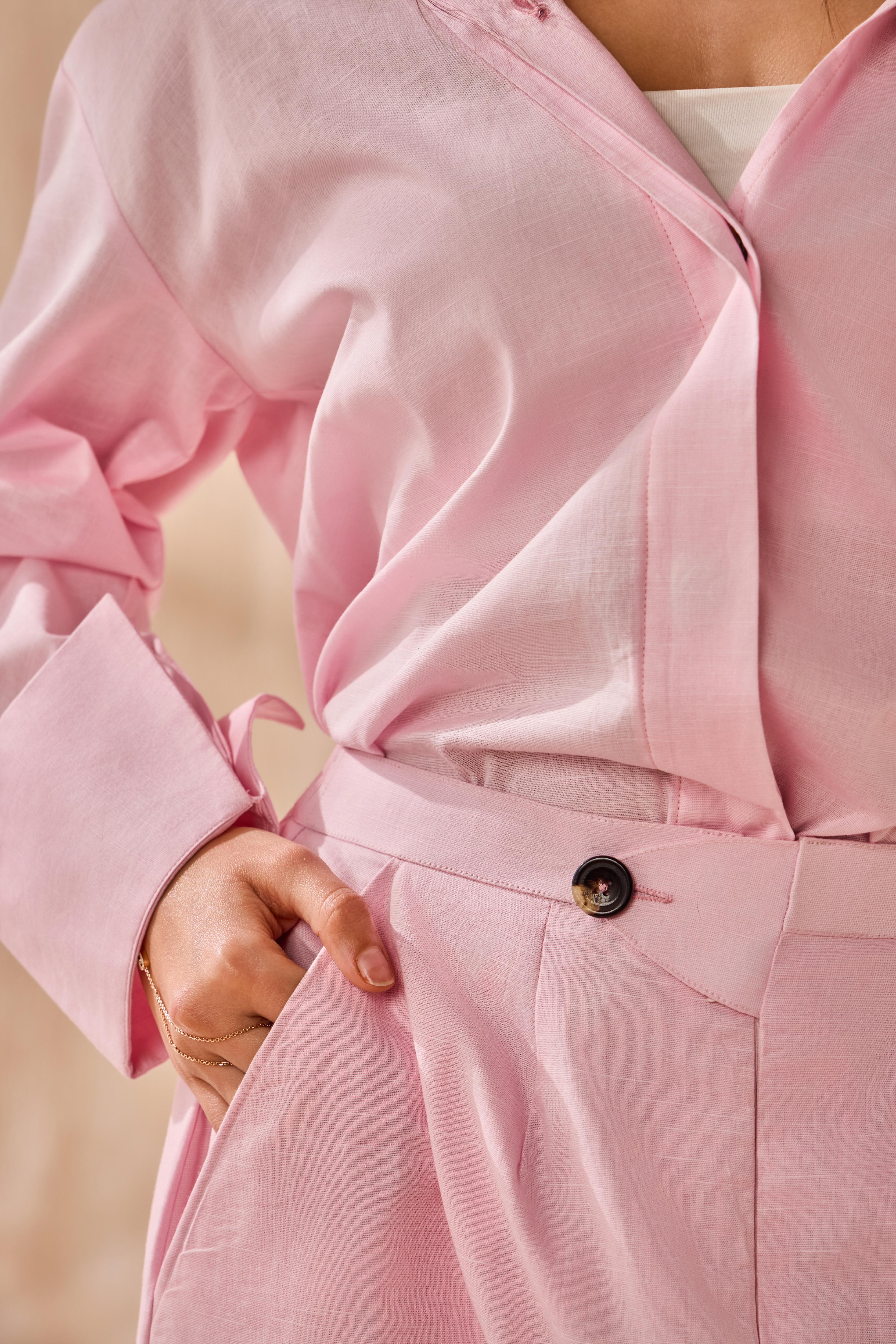 Blush Petal Co-ord Set For Women