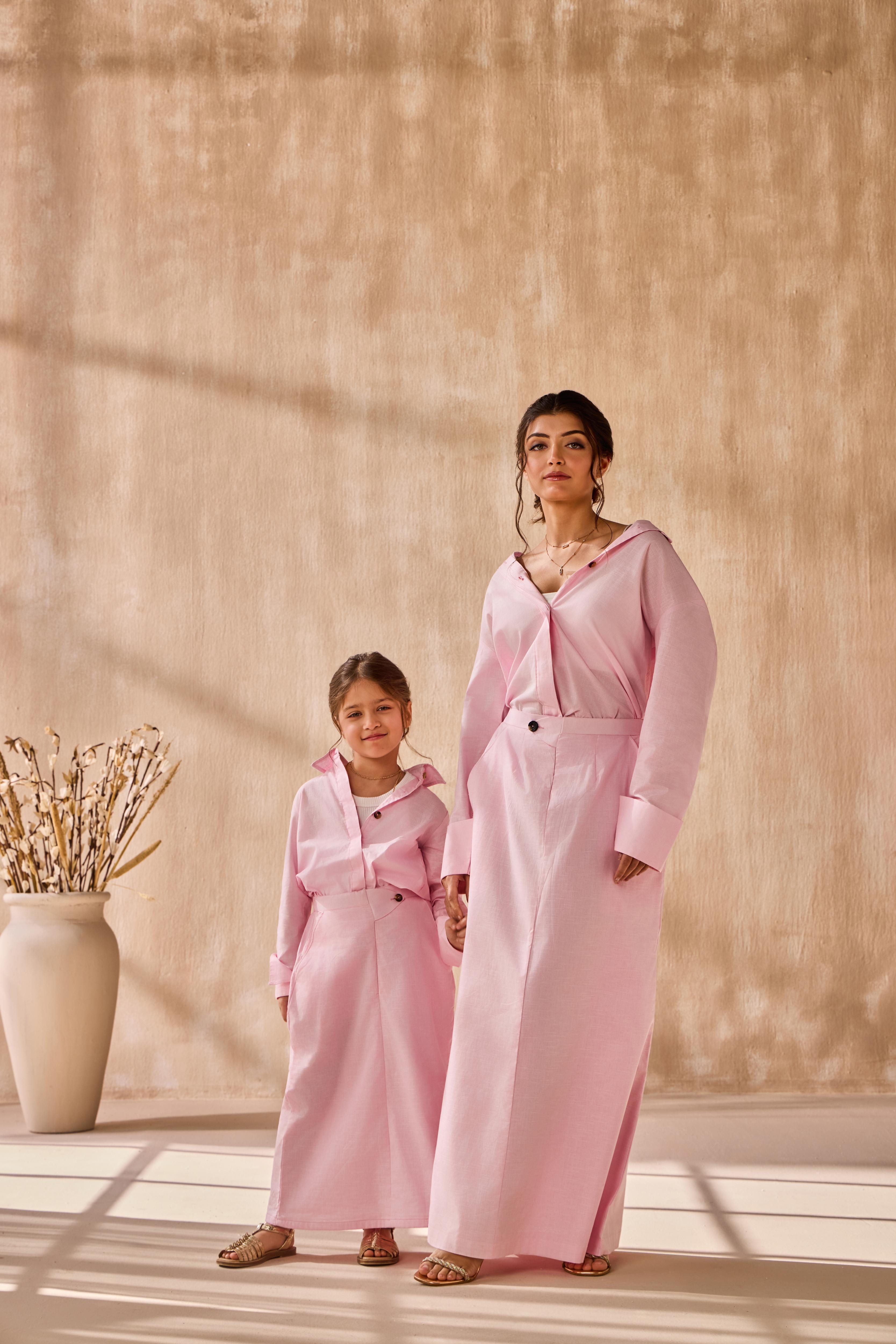 Blush Petal Co-ord Set For Girl