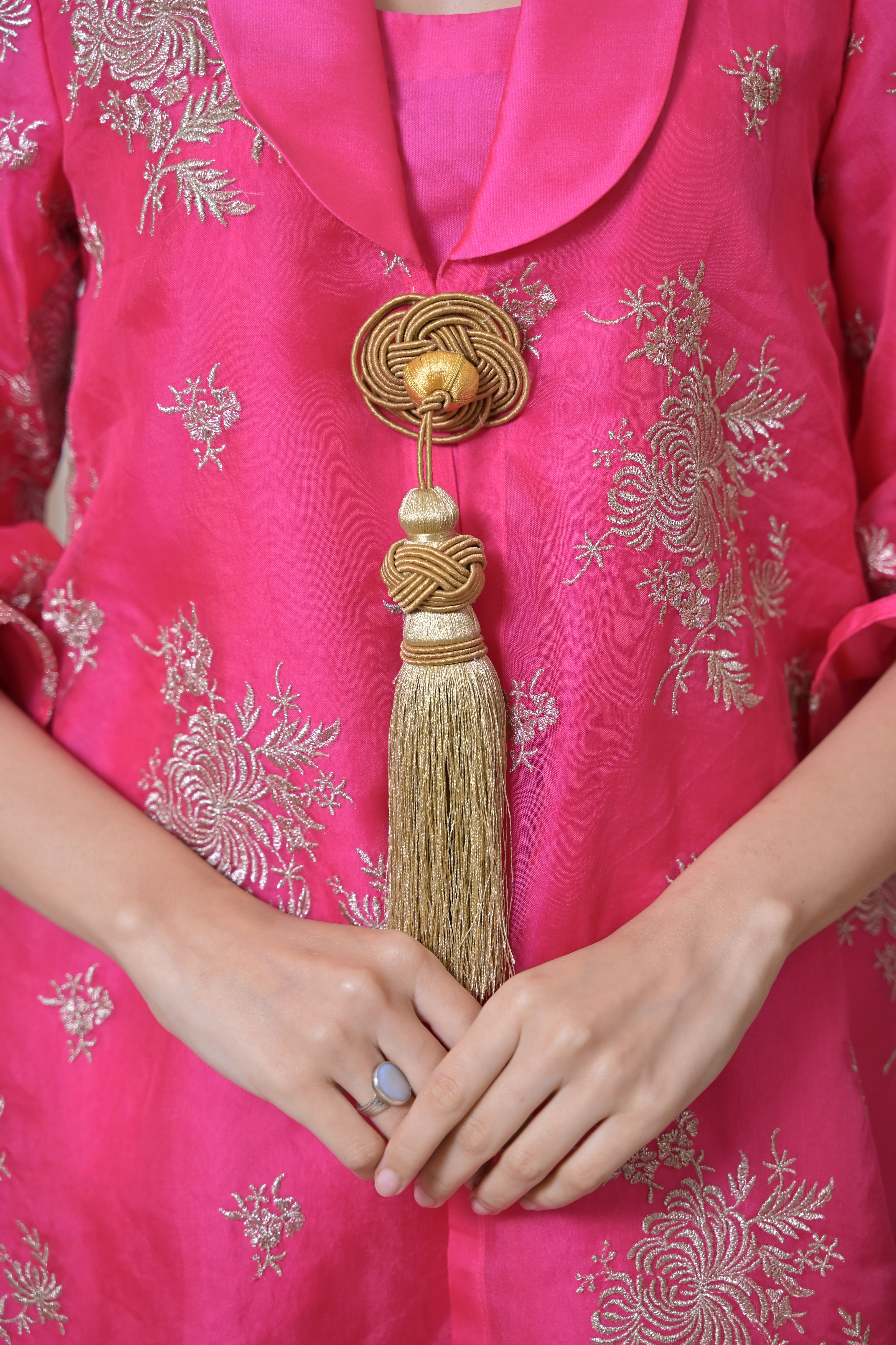 Rani Pink Kurta Set for Women