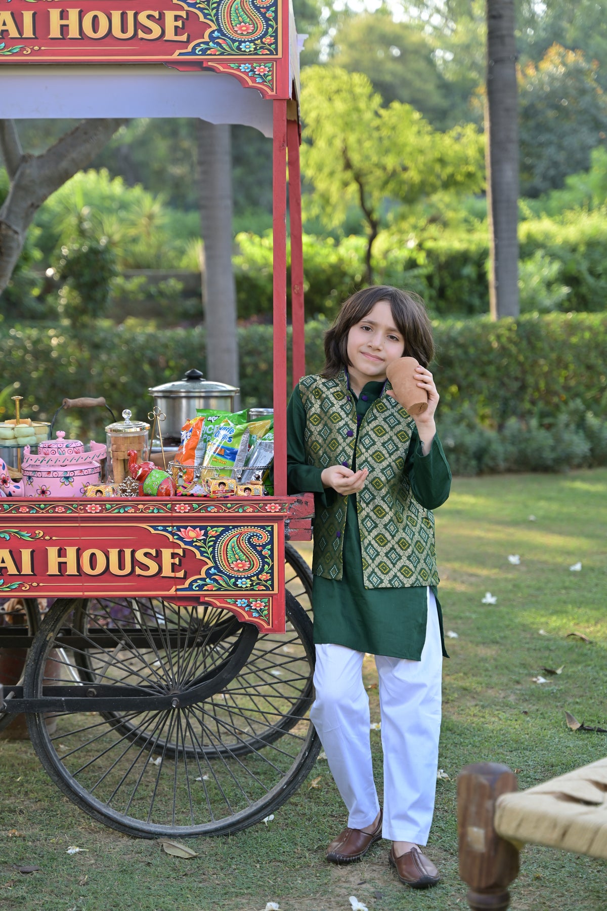 Paan ki Gali Kurta Set for Boy