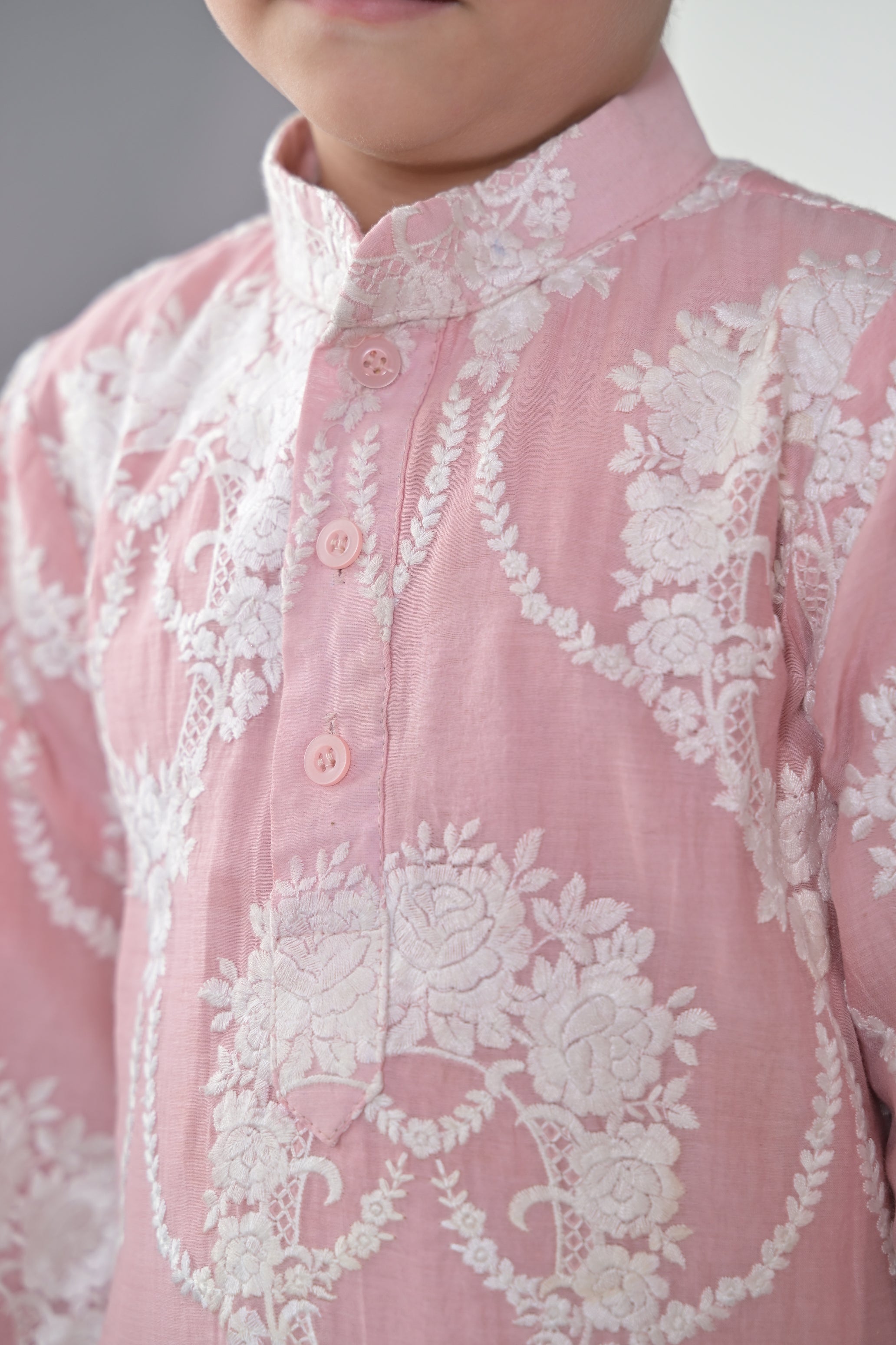 Blush Royalty Kurta Set For Boy