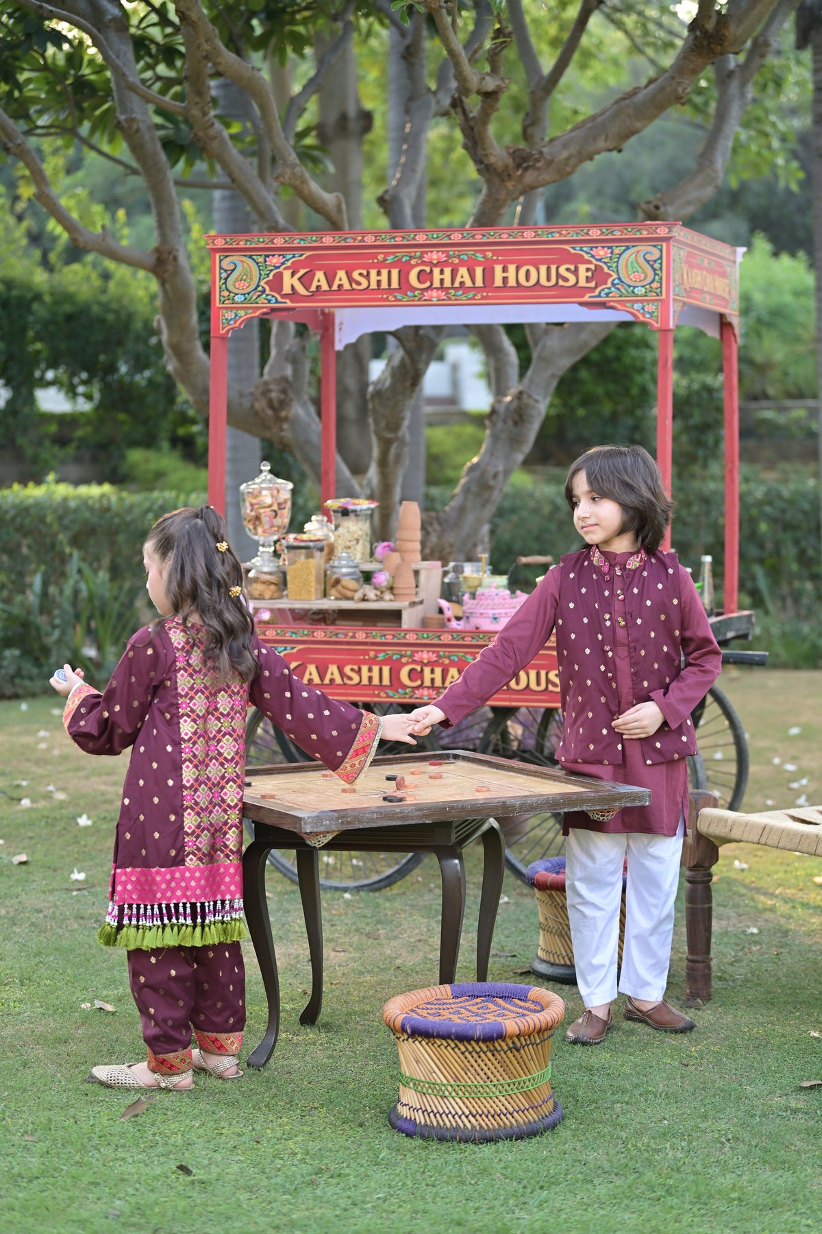 Ghat ki Shaam Kurta Set for Girl