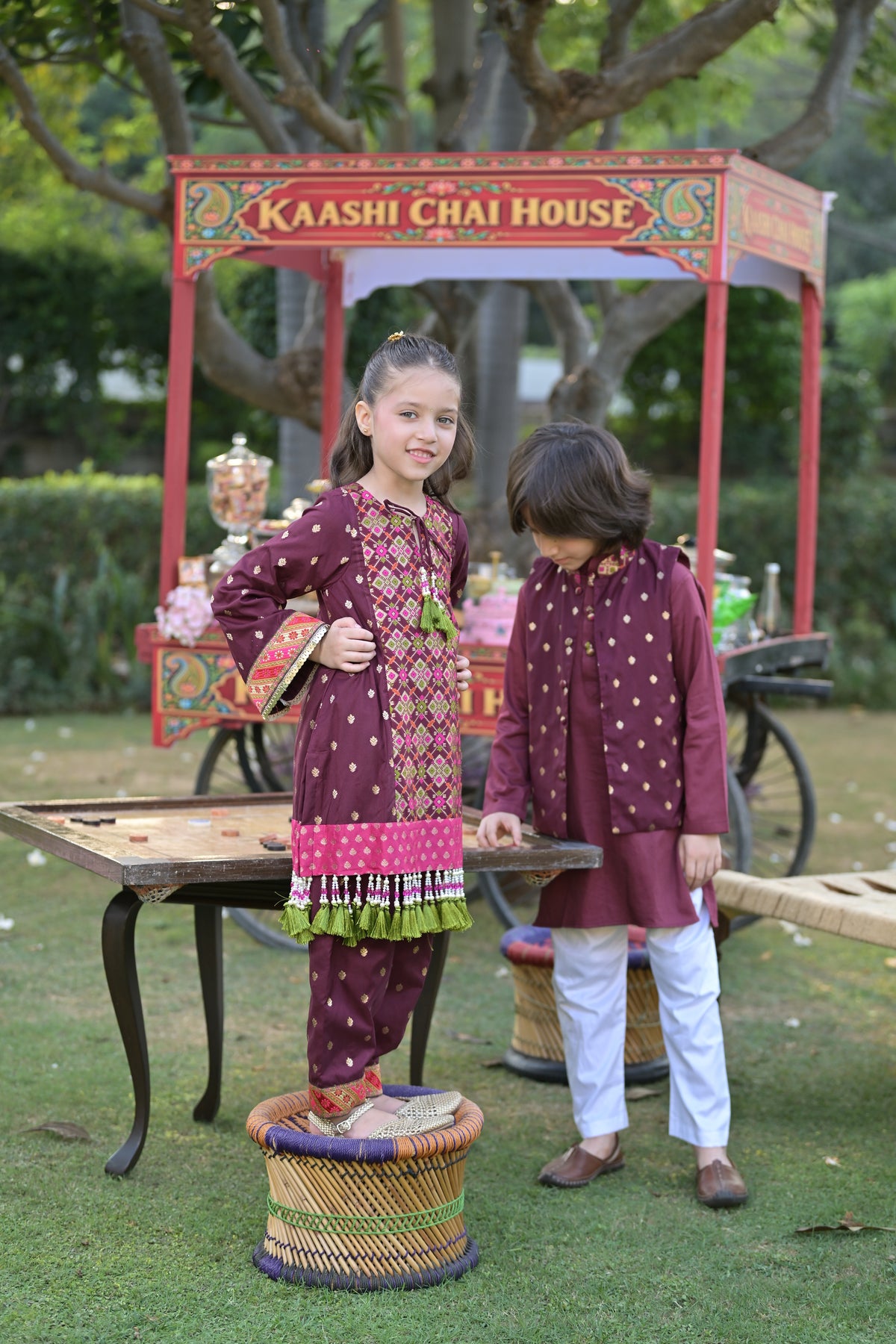 Ghat ki Shaam Kurta Set for Girl