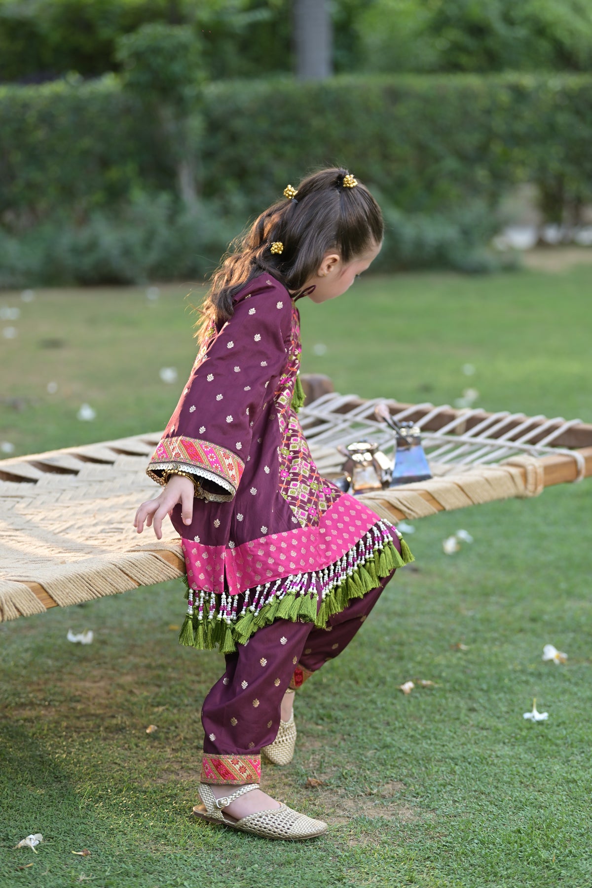 Ghat ki Shaam Kurta Set for Girl