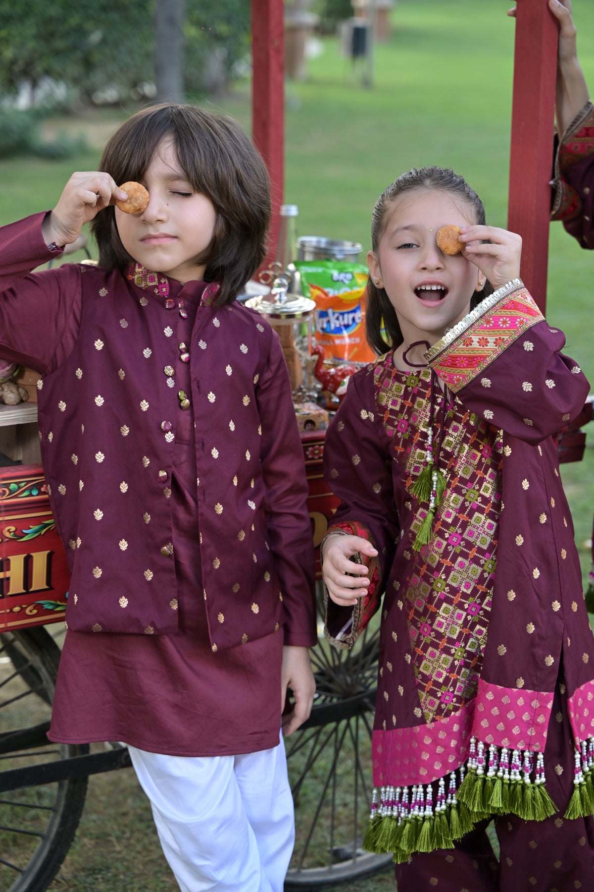 Ghat ki Shaam Kurta Set for Girl