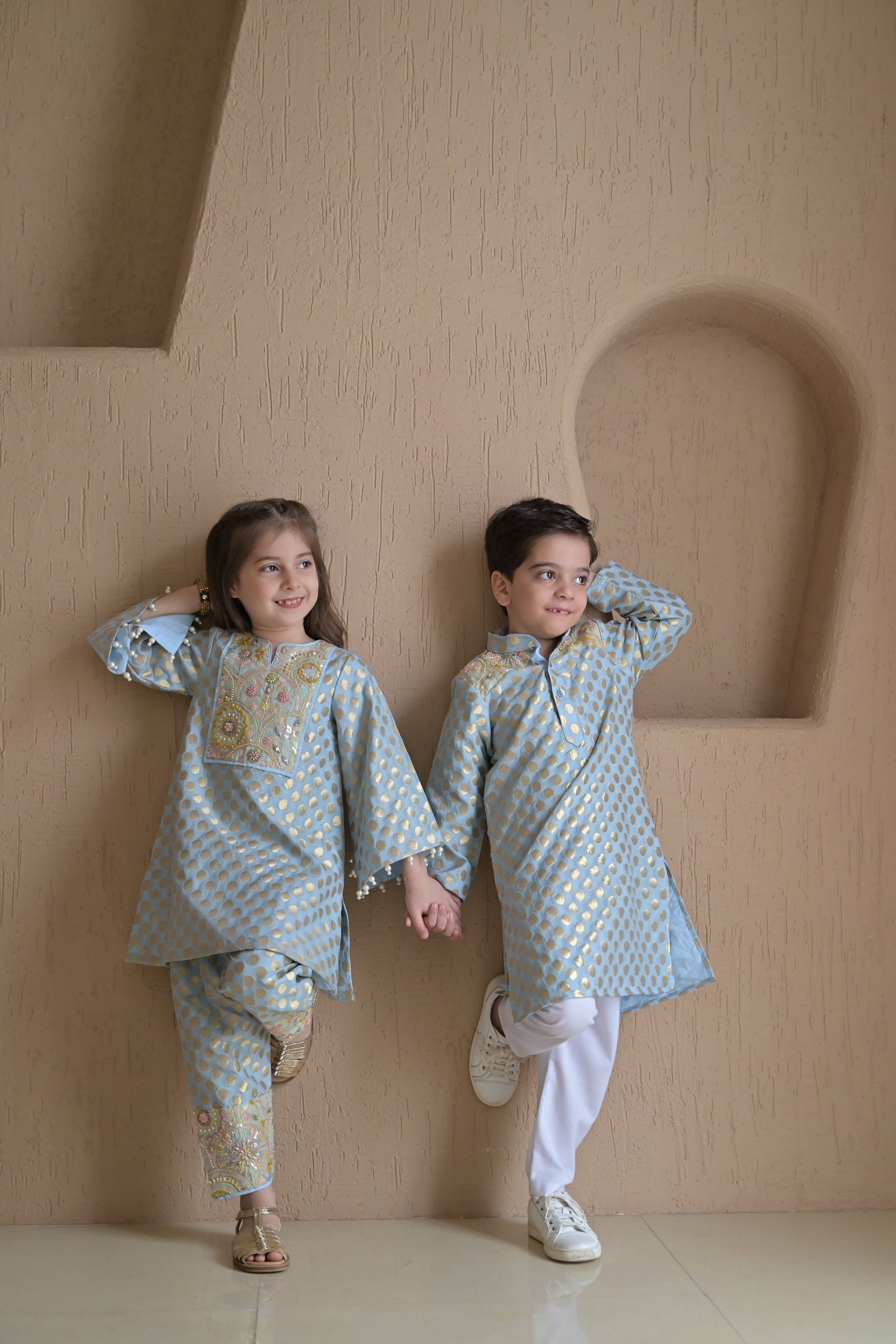 Aasmaani Rajsi Kurta Set For Boy