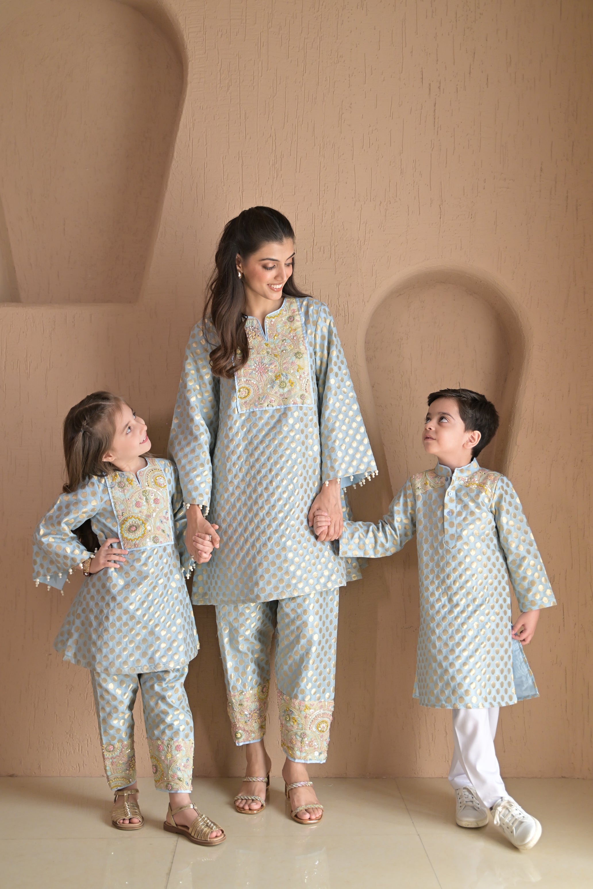 Aasmaani Rajsi Kurta Set For Boy