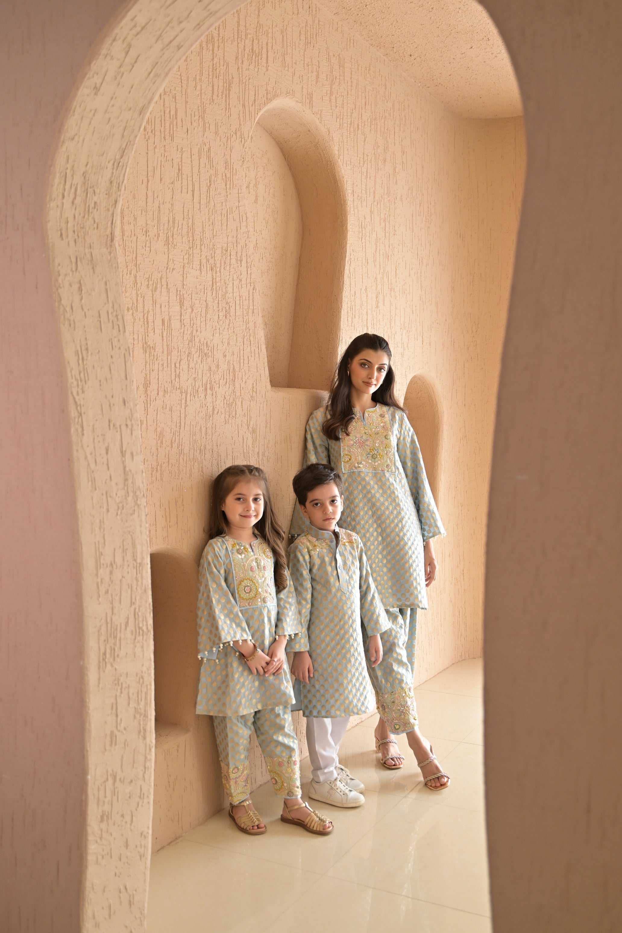 Aasmaani Rajsi Kurta Set For Boy