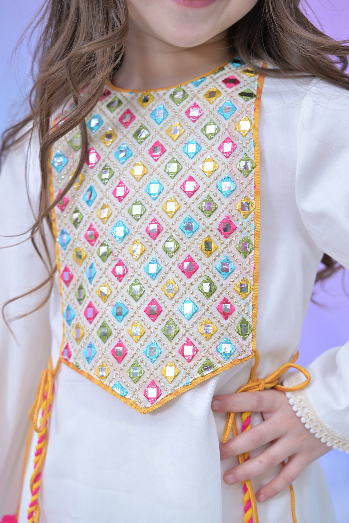 Rangeen Baarish Girl Kurta Set