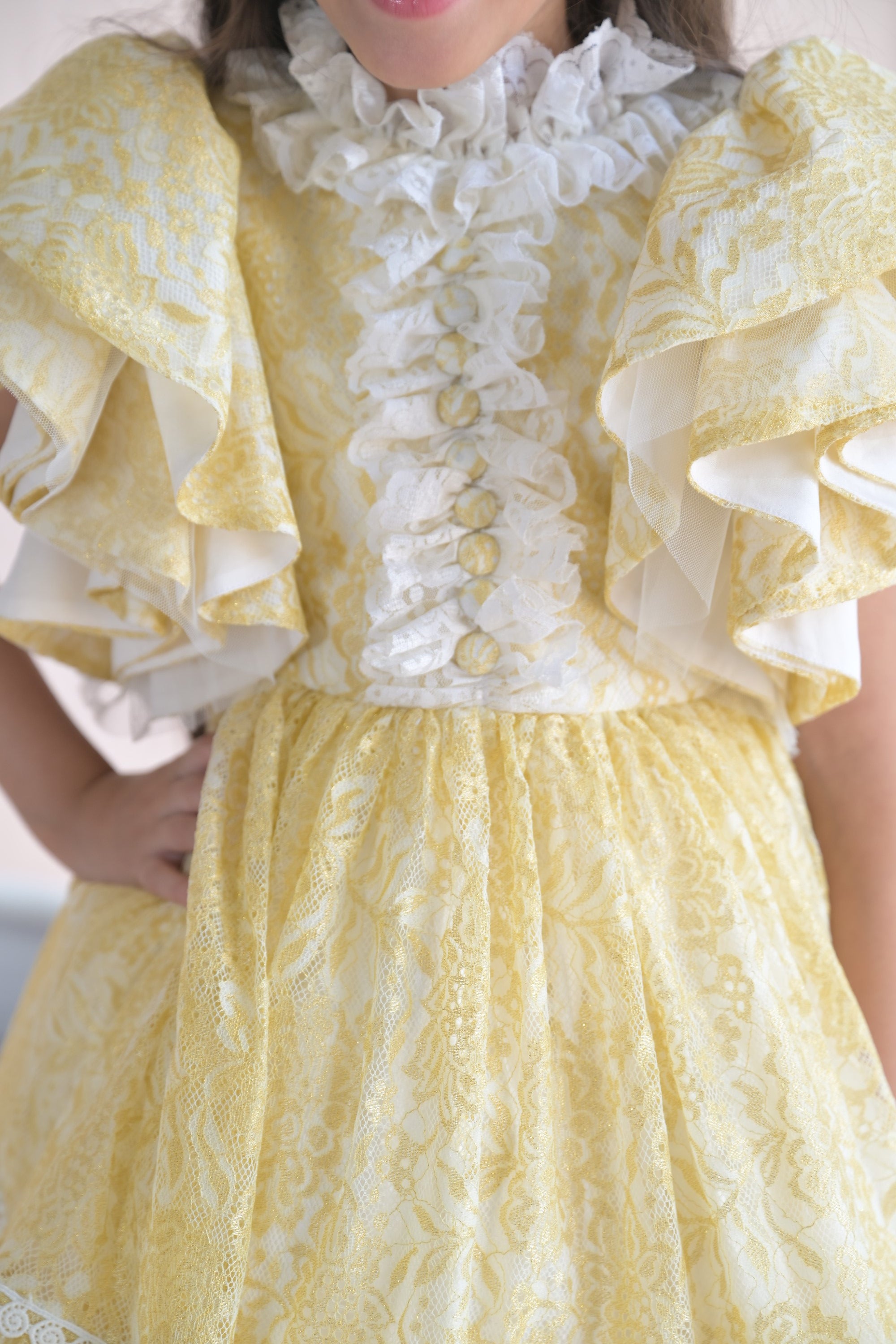 Gold goddess dress