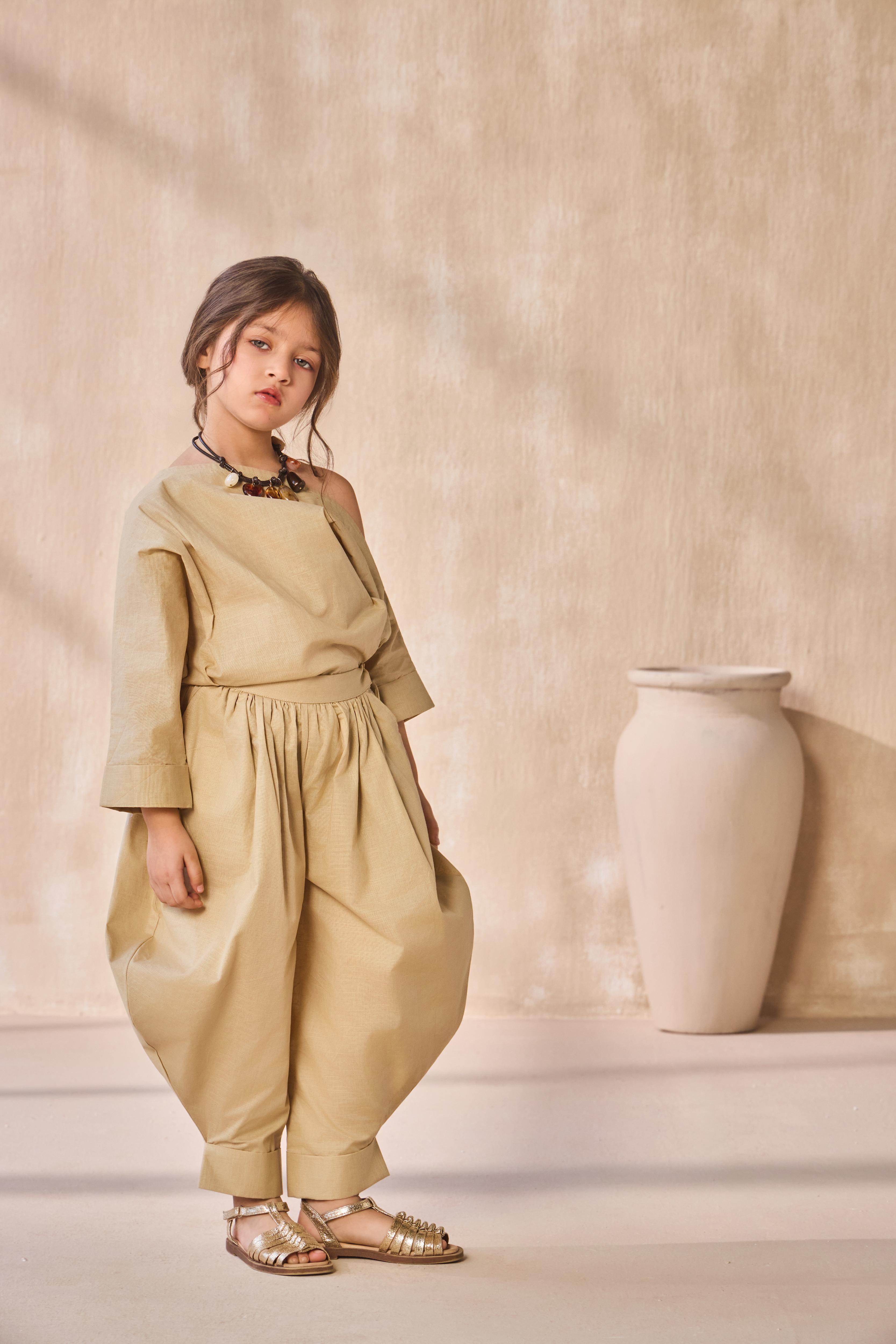 Sand Mirage Co-ord Set For Girl