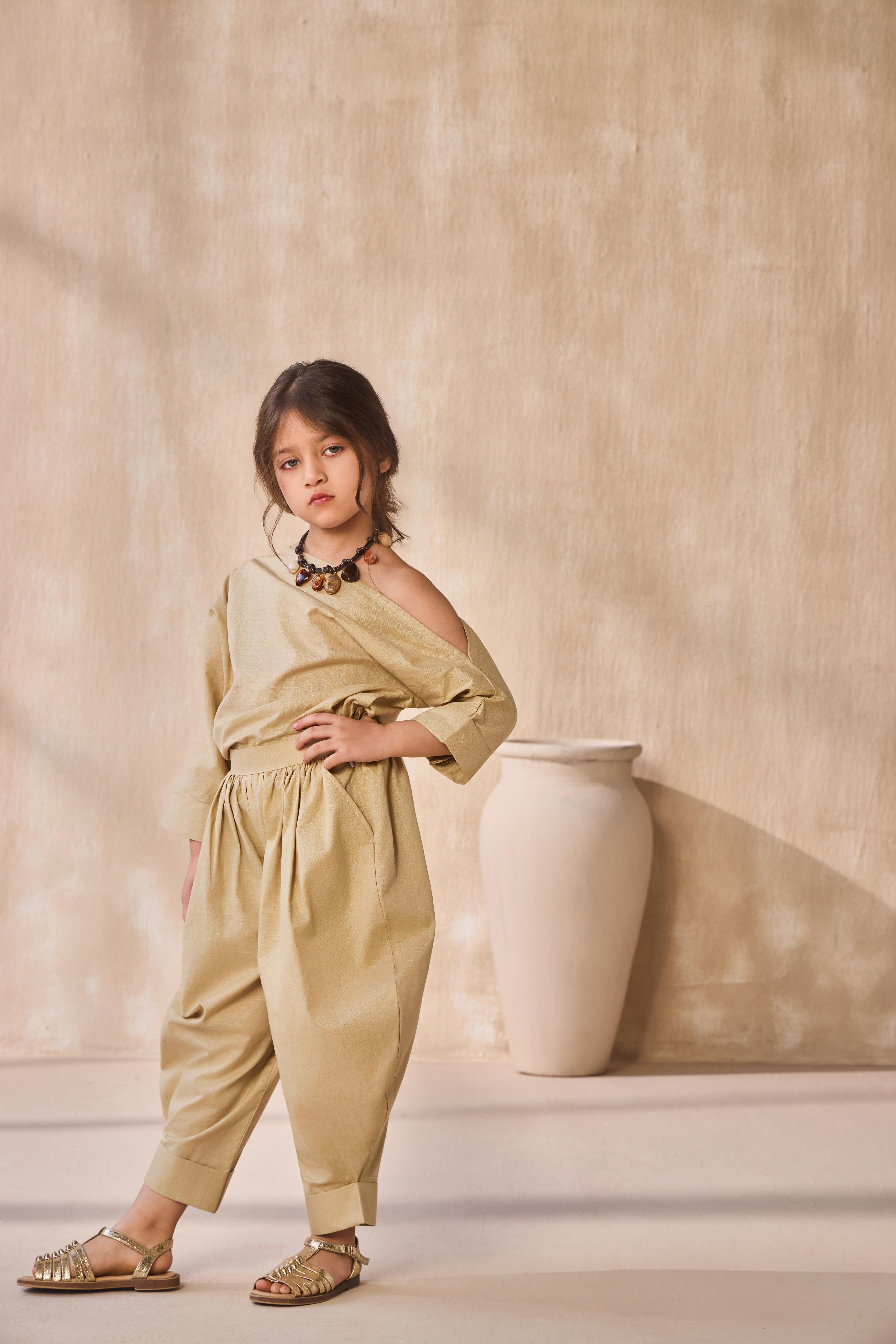 Sand Mirage Co-ord Set For Girl