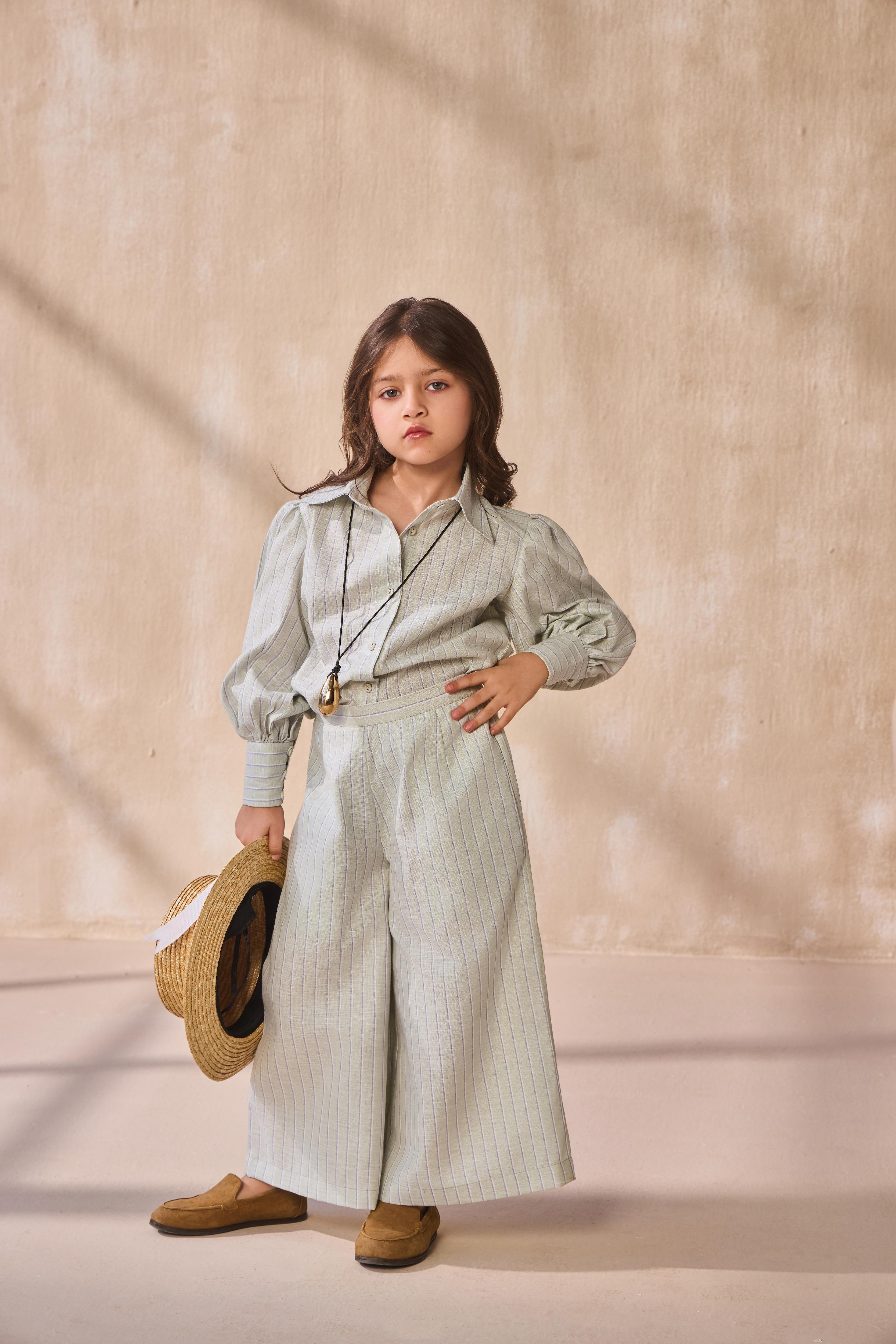 Seafoam Horizon Co-ord Set For Girl