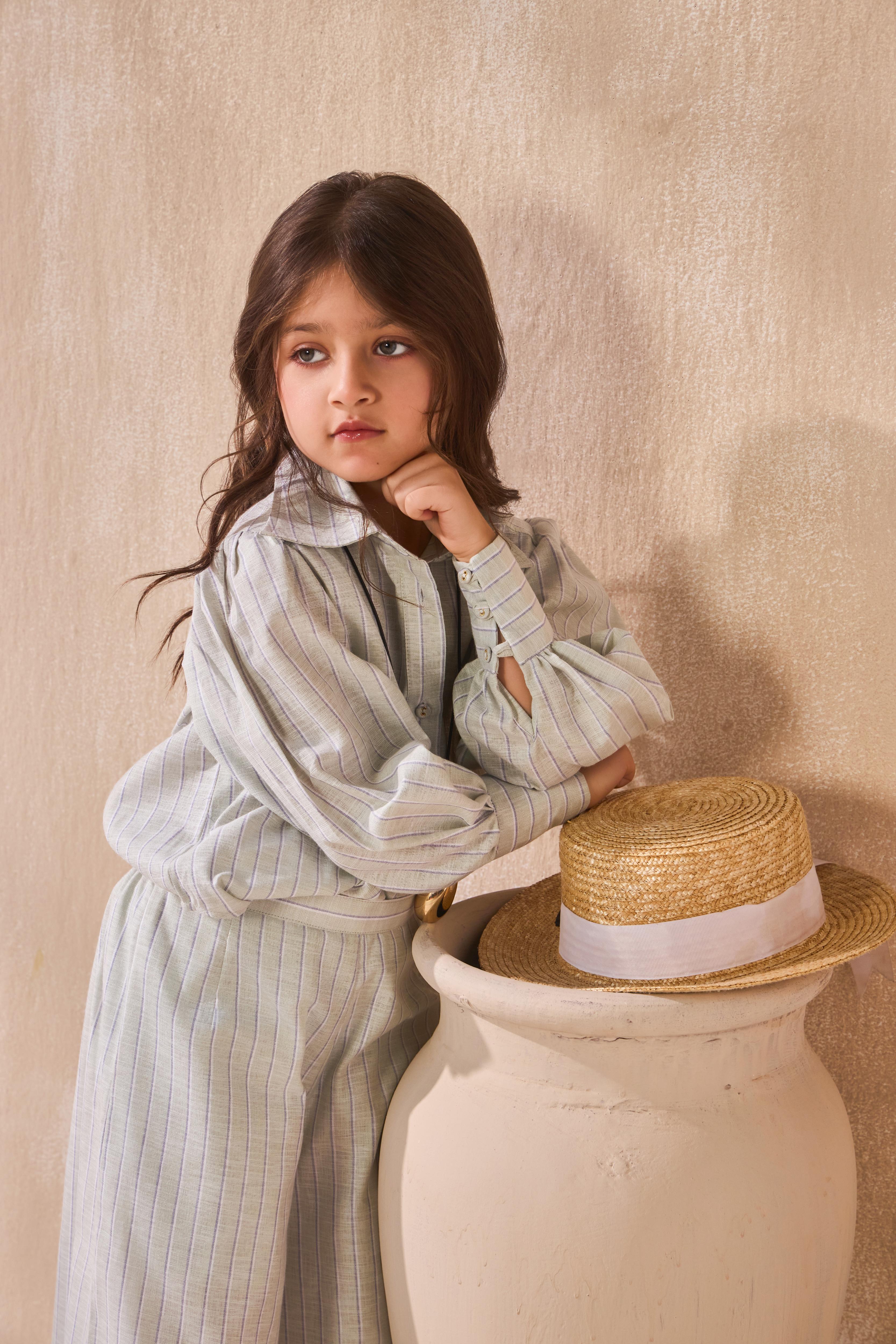 Seafoam Horizon Co-ord Set For Girl