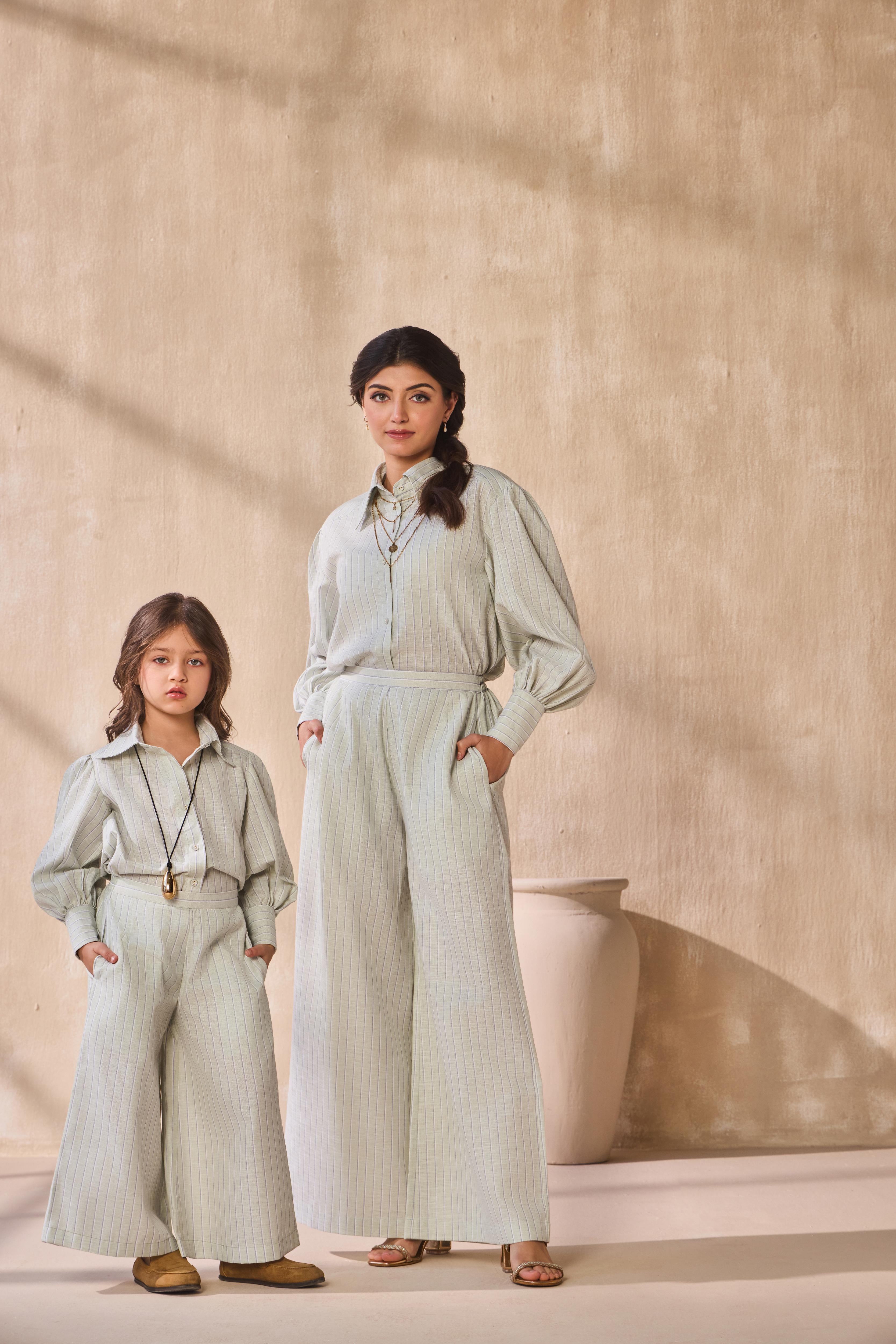 Seafoam Horizon Co-ord Set For Girl