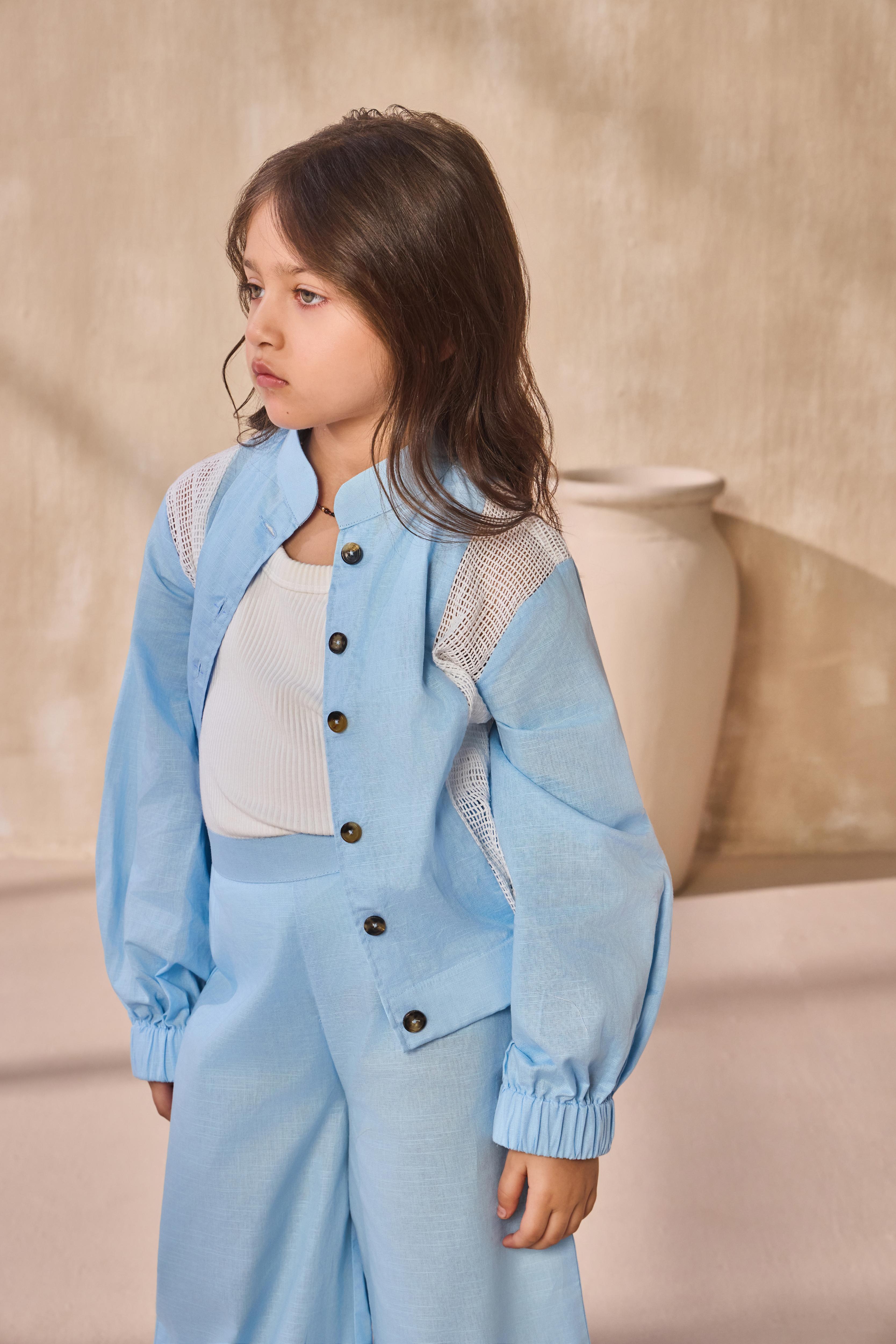 Capri Sky Co-ord Set For Girl